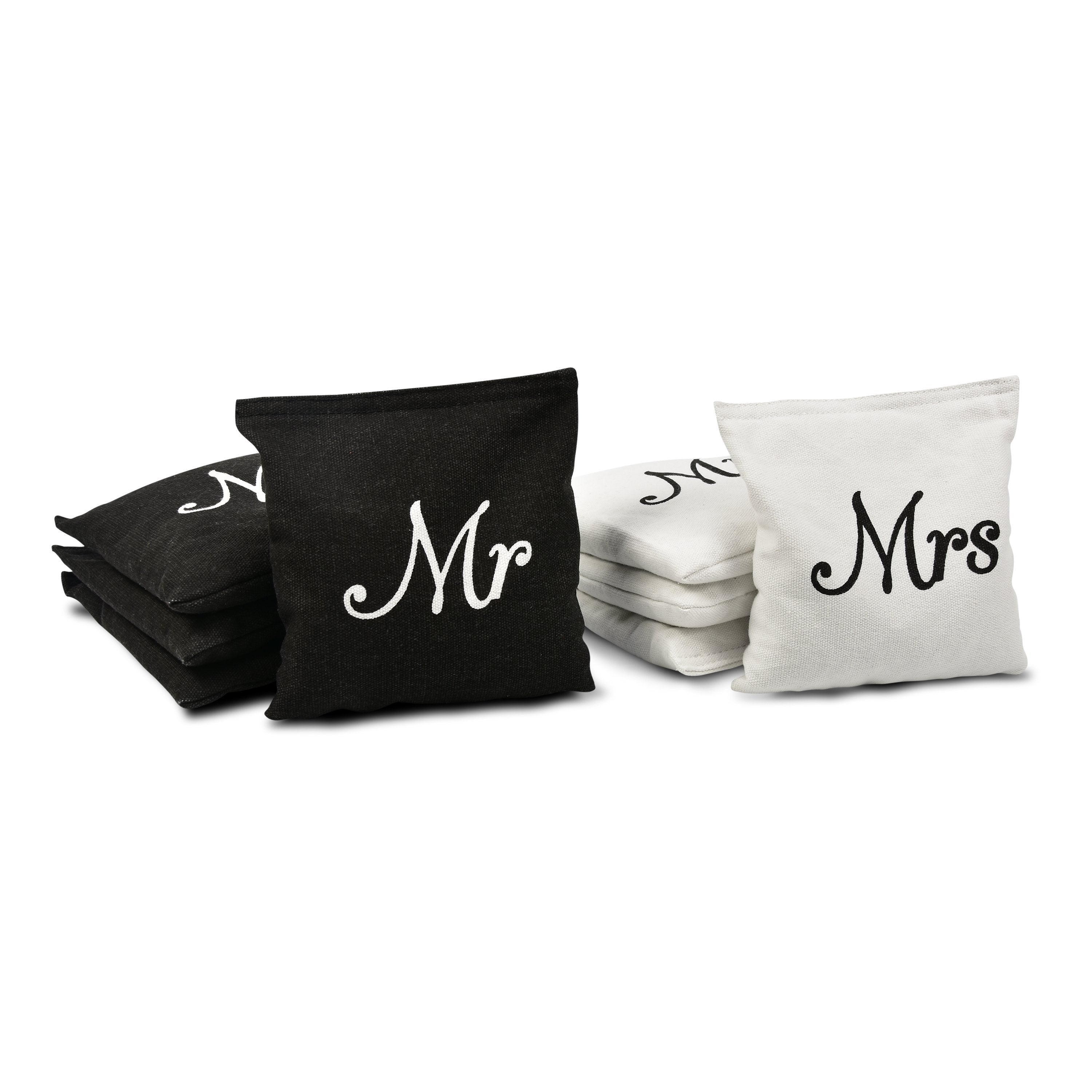 mr and mrs ring pillow