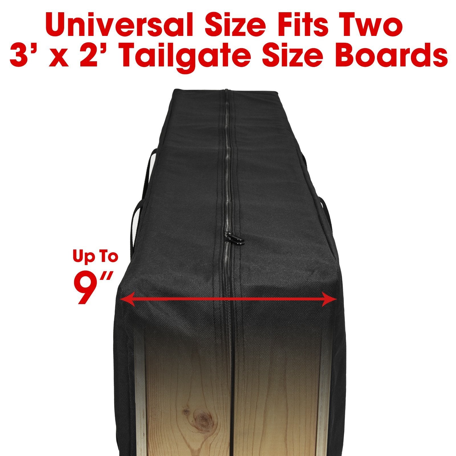 the large bag is shown with the measurements