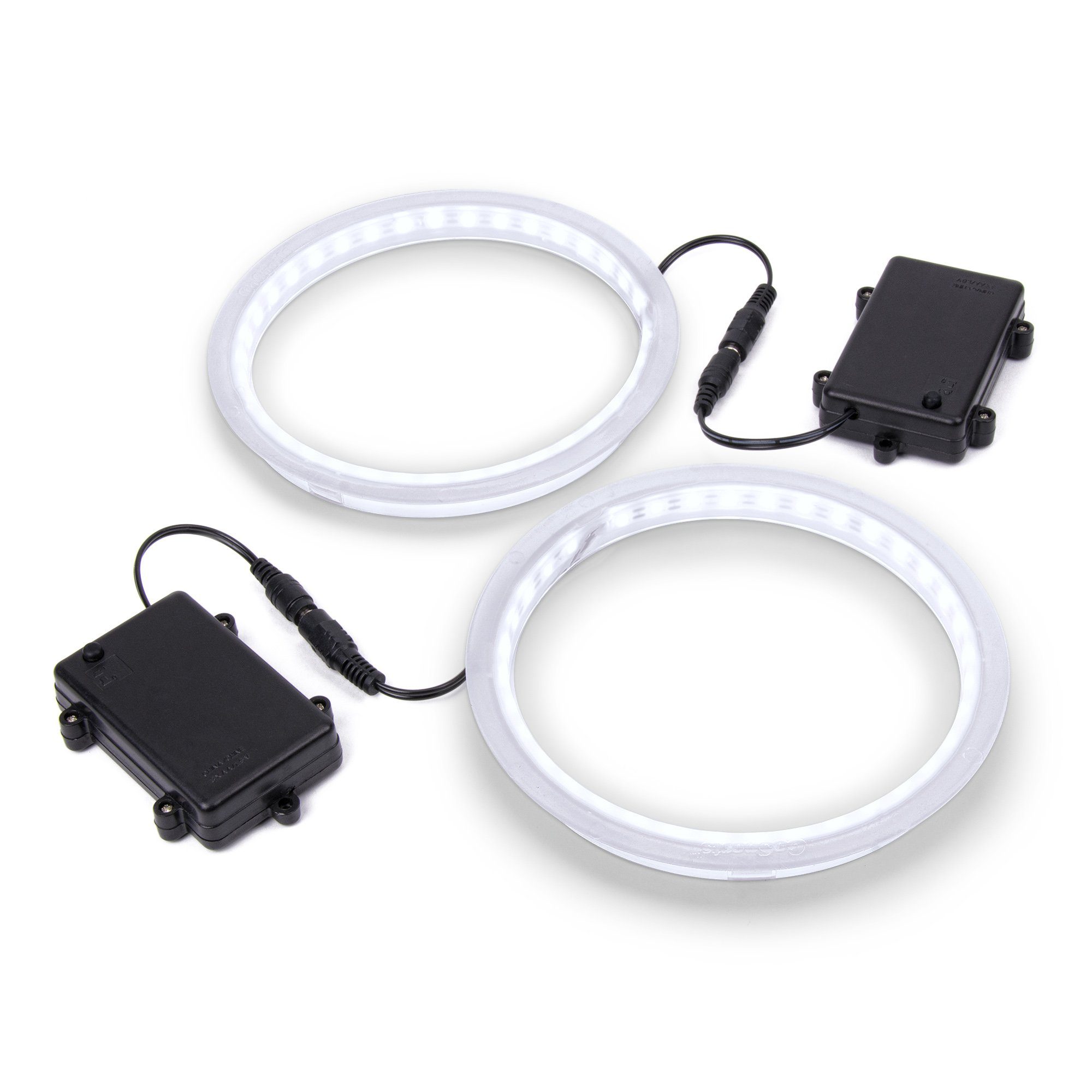 2pcs / lot white led ring light for car truck truck truck