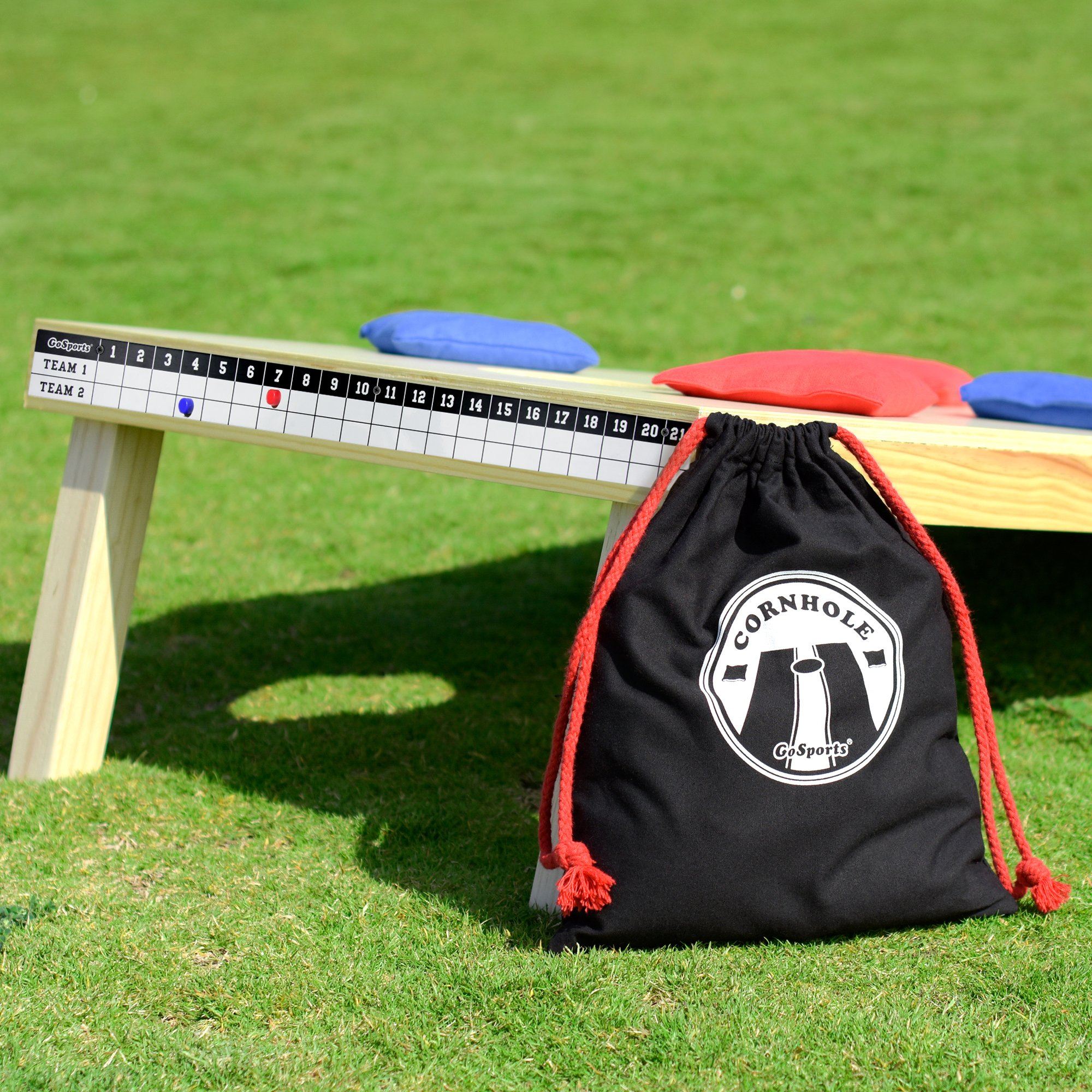 Juego De Cornhole Gosports De Madera Prémium 4x2 Pies Dise Juego De Cornhole Gosports De Madera Prémium 4x2 Pies Dise