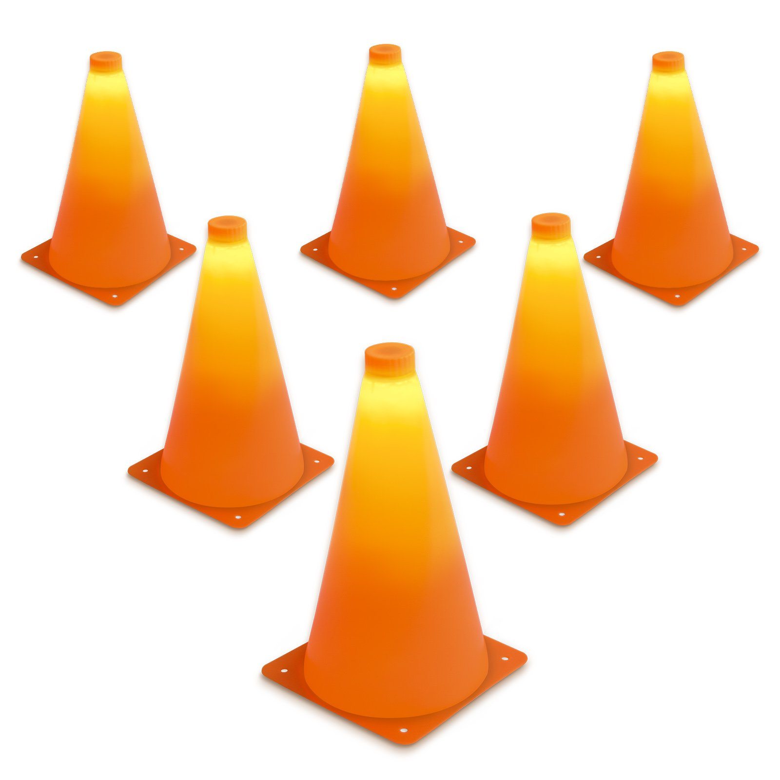 orange traffic cones