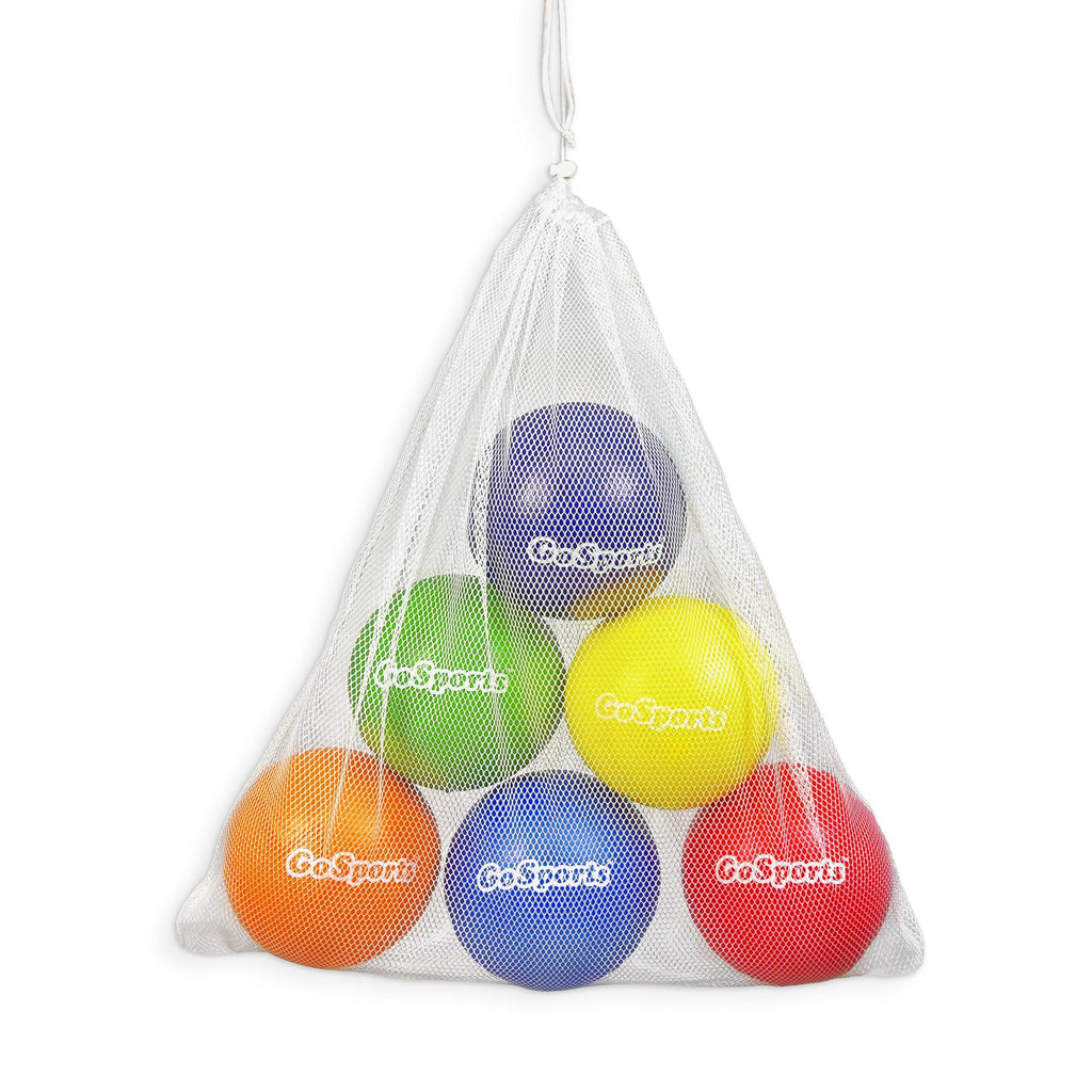 GoSports Strong Skin Foam Playground Dodgeballs - 6 Pack for Kids (6 in) - w/ Mesh Carry Bag Playground Ball playgosports.com 