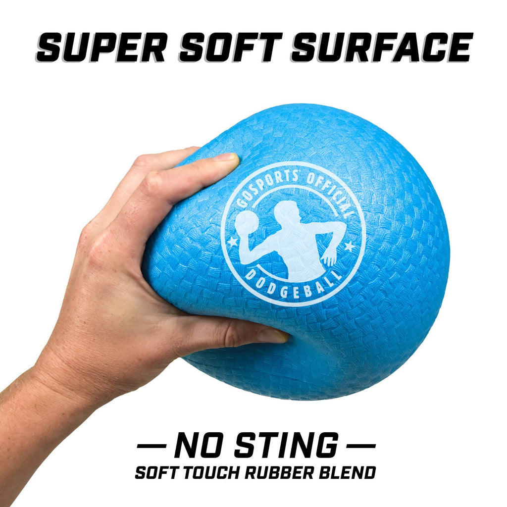 GoSports 7" Inflatable No Sting Dodgeball 6 Pack Includes Ball Pump & Mesh Bag Playground Ball playgosports.com 