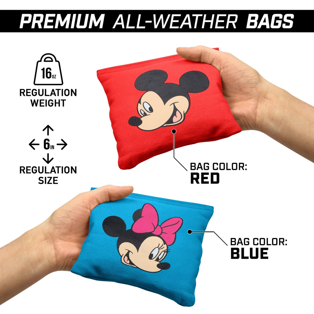 GoSports Disney Mickey and Minnie Regulation Cornhole Bean Bags - Set of 8 Cornhole Playgosports.com 