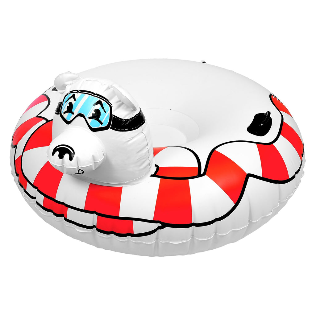 GoFloats Winter Snow Tube - Polar Bear - The Ultimate Sled & Toboggan Snow Tube playgosports.com 
