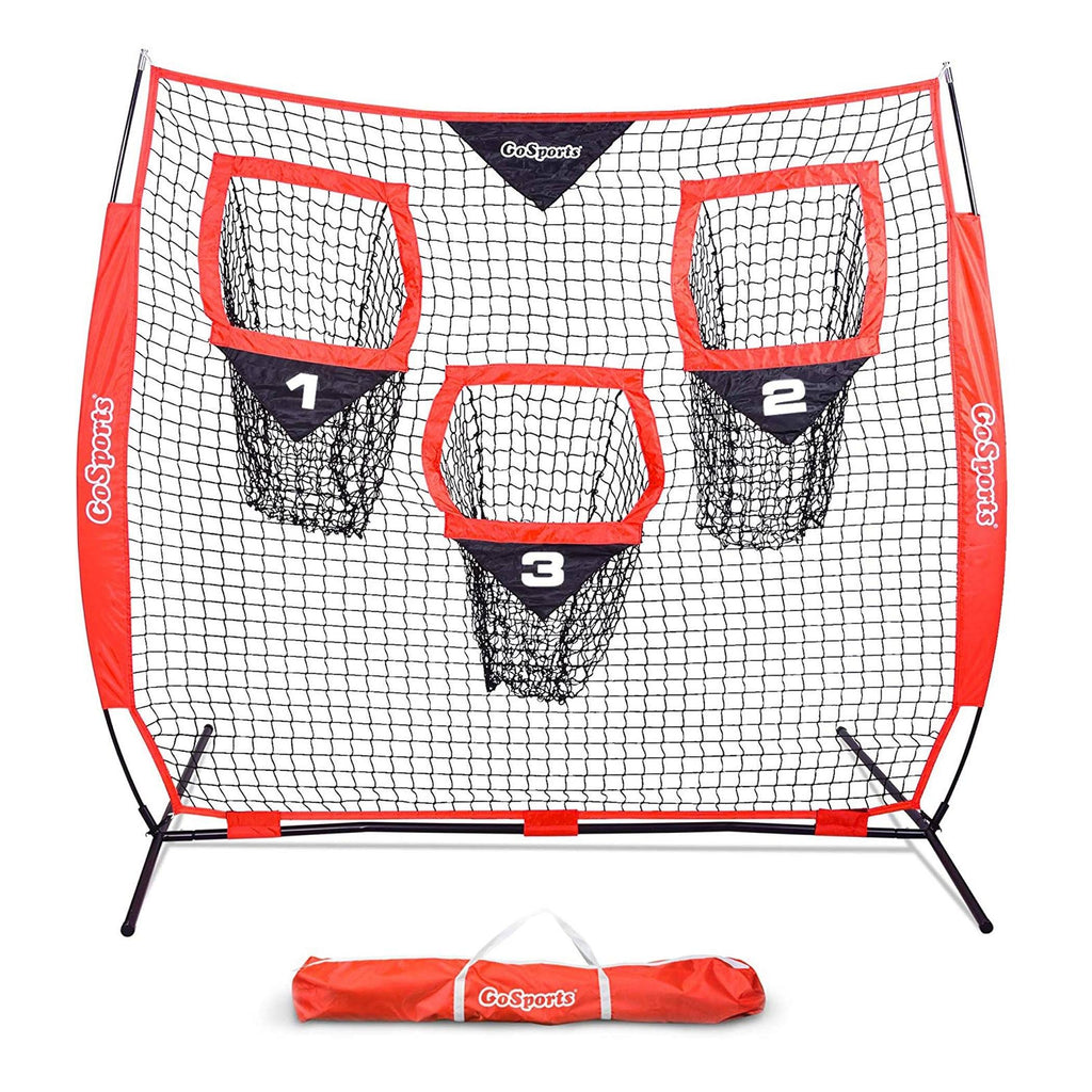 GoSports 6’ x 6’ Football Training Target Net | Improve QB Throwing Accuracy – Includes Foldable Bow Frame and Portable Carry Case Football playgosports.com 
