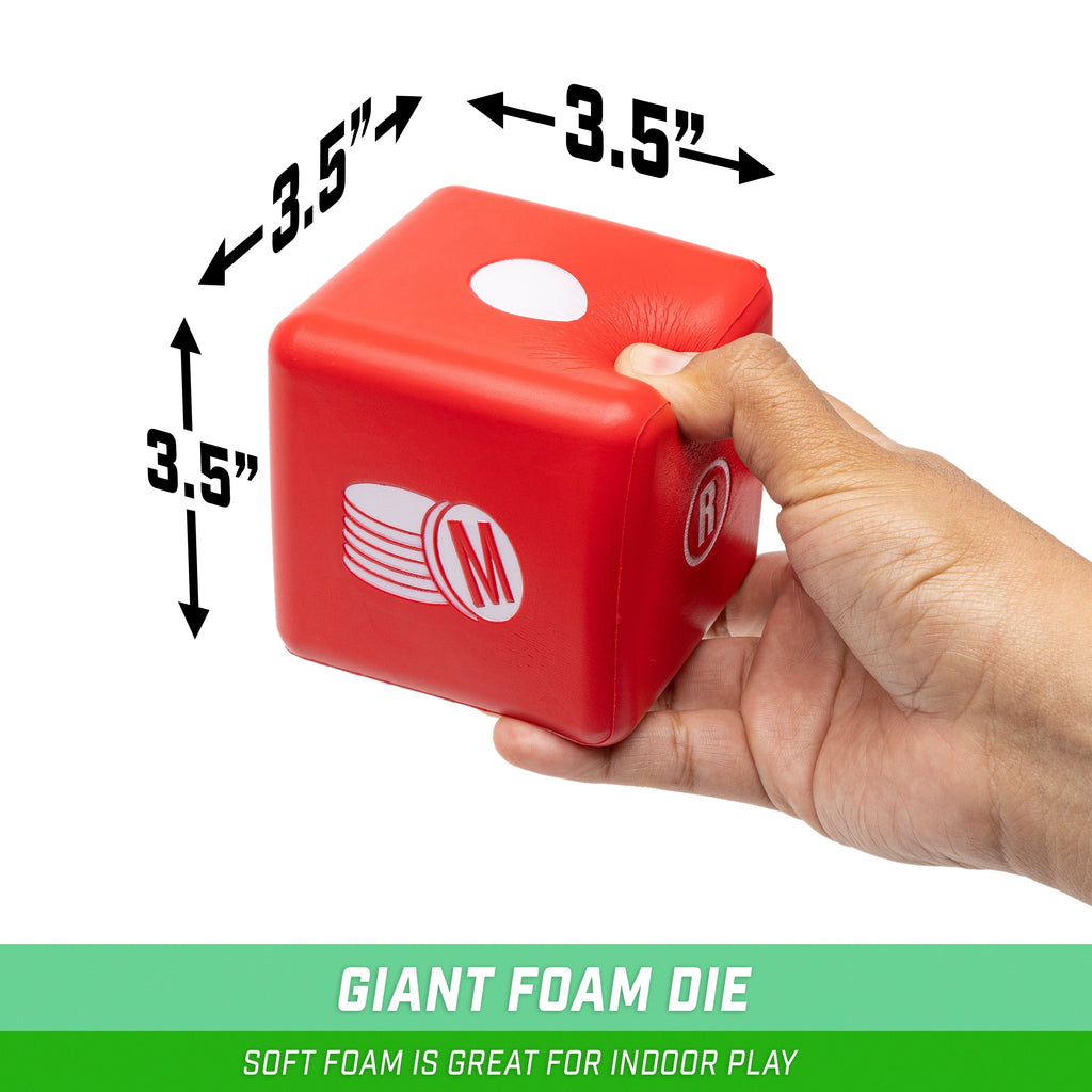 GoSports Left Right Middle Giant Dice Game - 3.5" Foam Dice Game for Indoor/Outdoor Play Giant Dice playgosports.com 