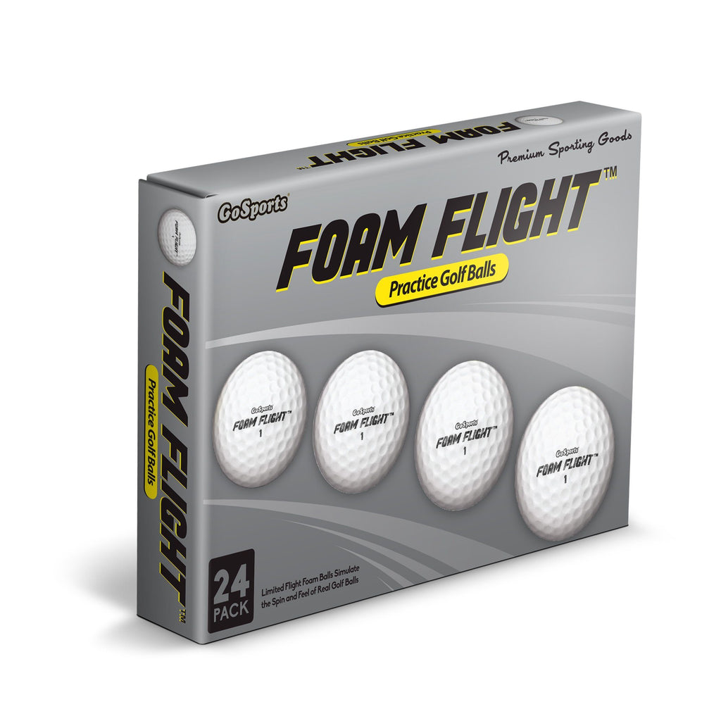 GoSports Foam Flight Practice Golf Balls 24 Pack - White Golf playgosports.com 