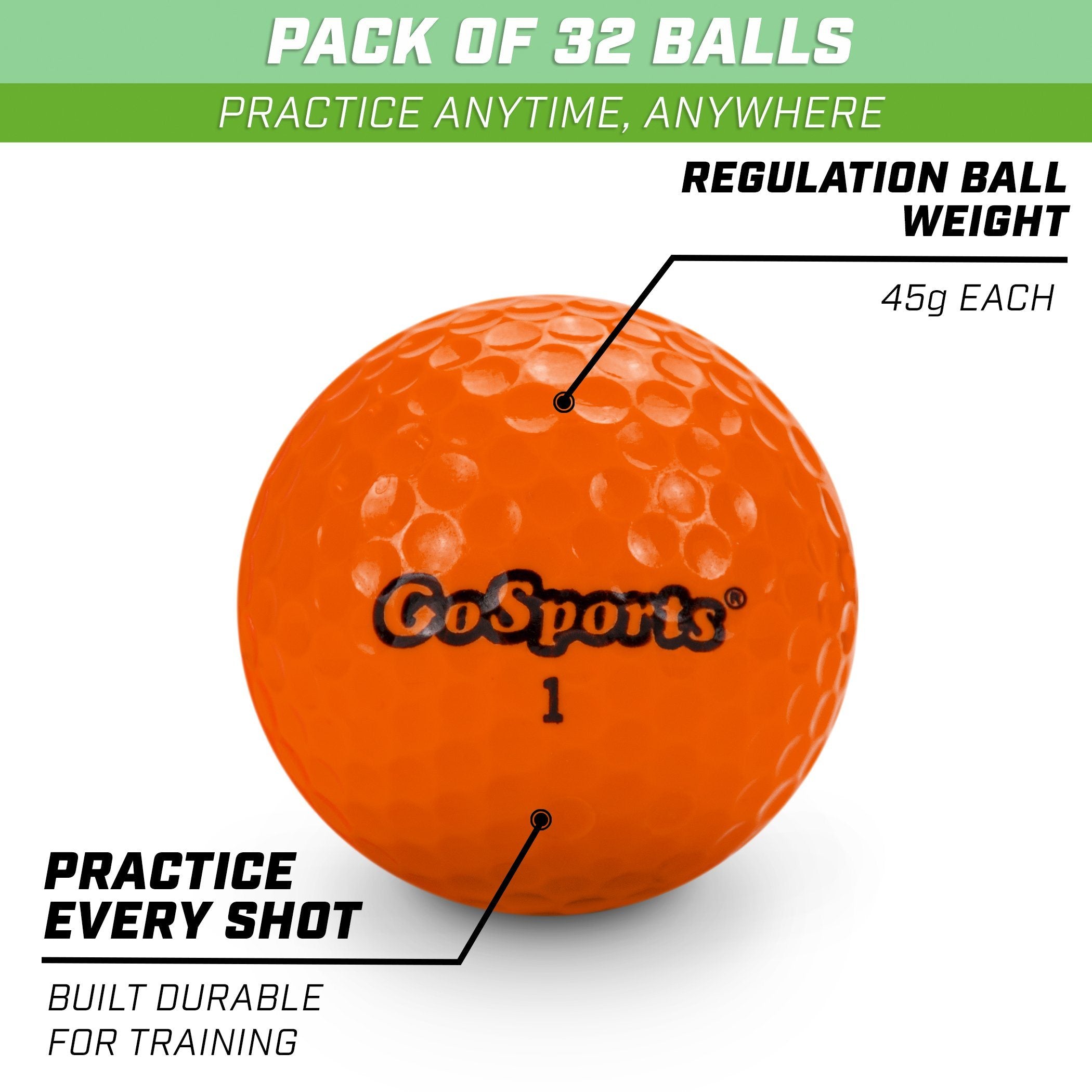 a golf ball with the words ' golf ' and ' golf '