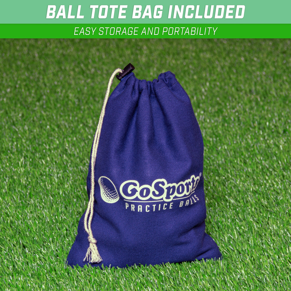 GoSports Practice Golf Balls | Pack of 16 with Canvas Tote Bag Golf playgosports.com 