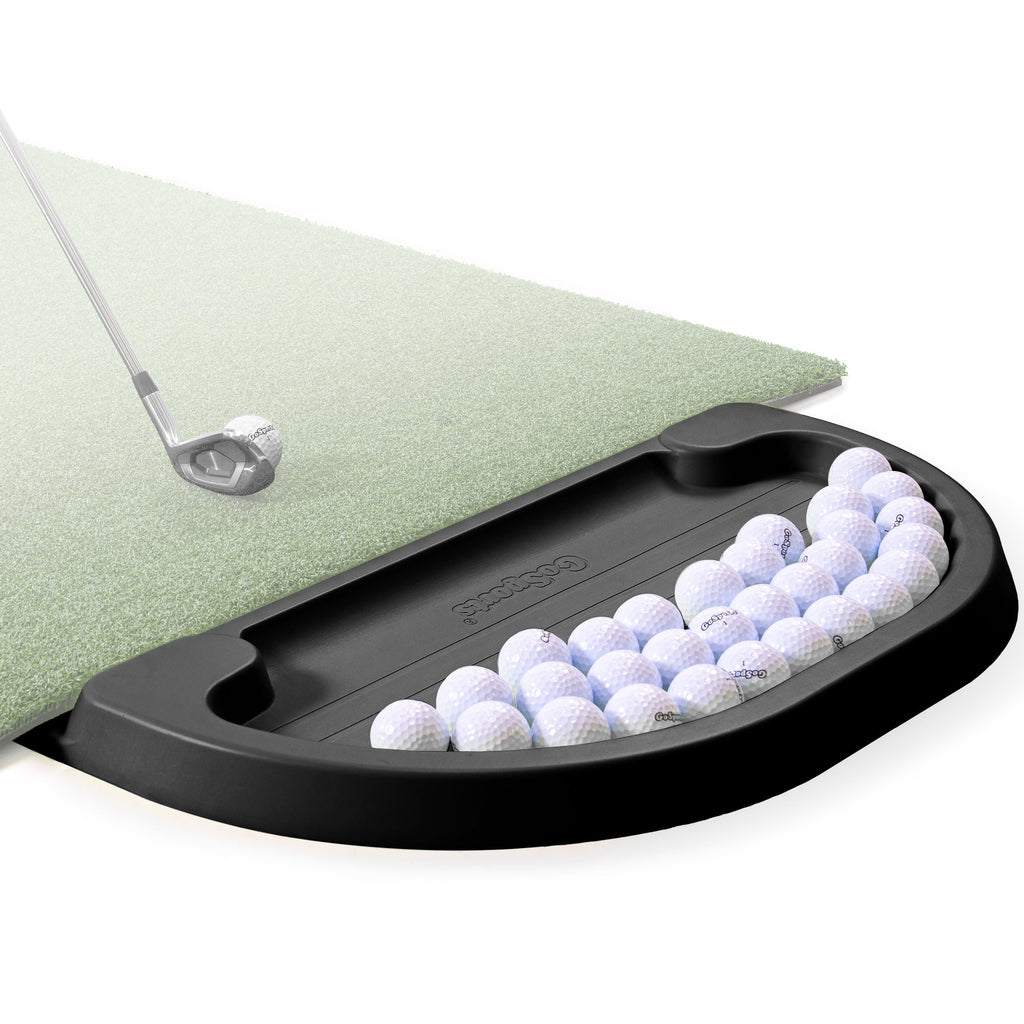 GoSports All-Weather Golf Ball Tray, Great Accessory for Home Practice and Compatible with All Hitting Mats Golf playgosports.com 