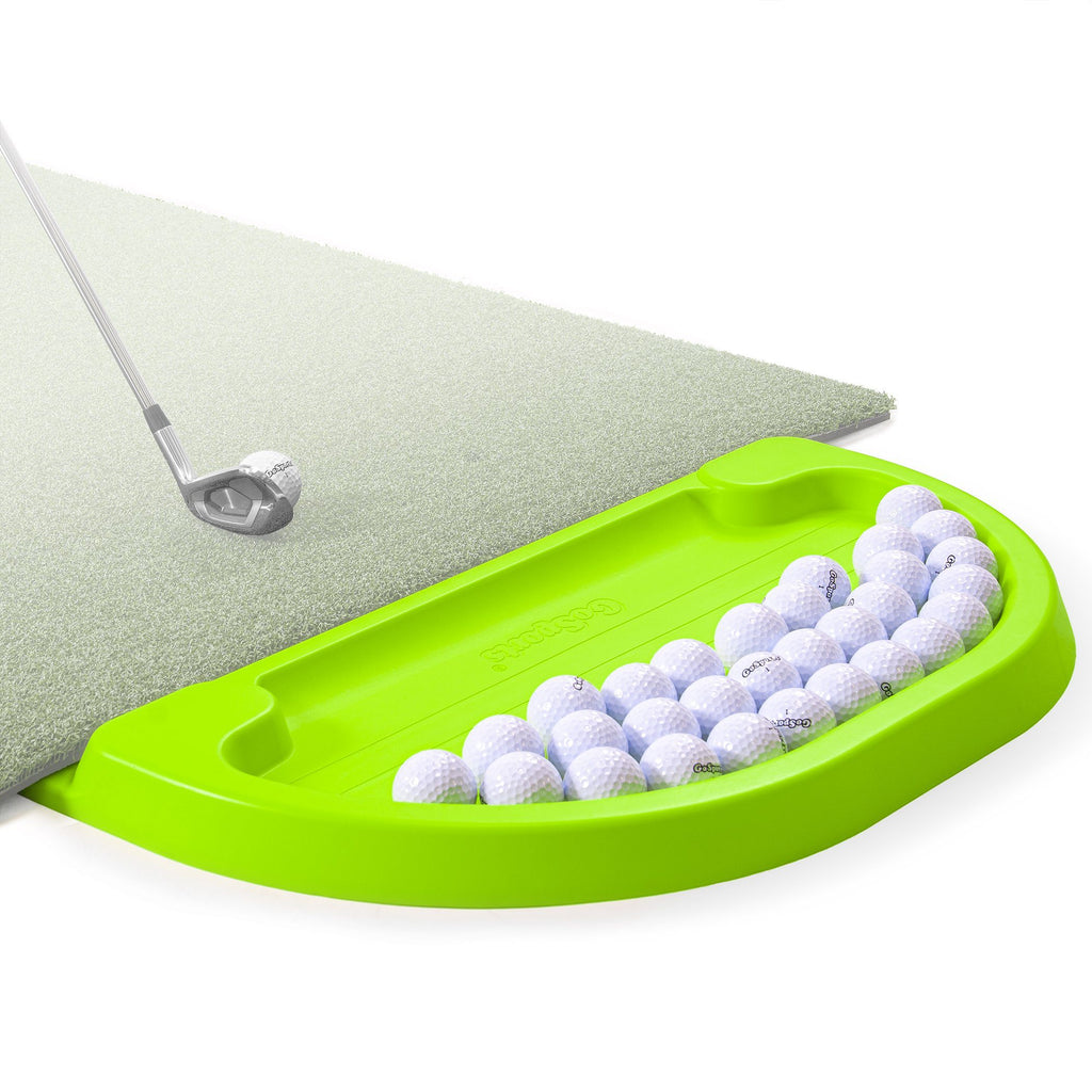 GoSports 25” x 18” Premium Golf Ball Tray | Great Accessory for Golf Nets and Hitting Mats for Driving Range Practice Golf playgosports.com 