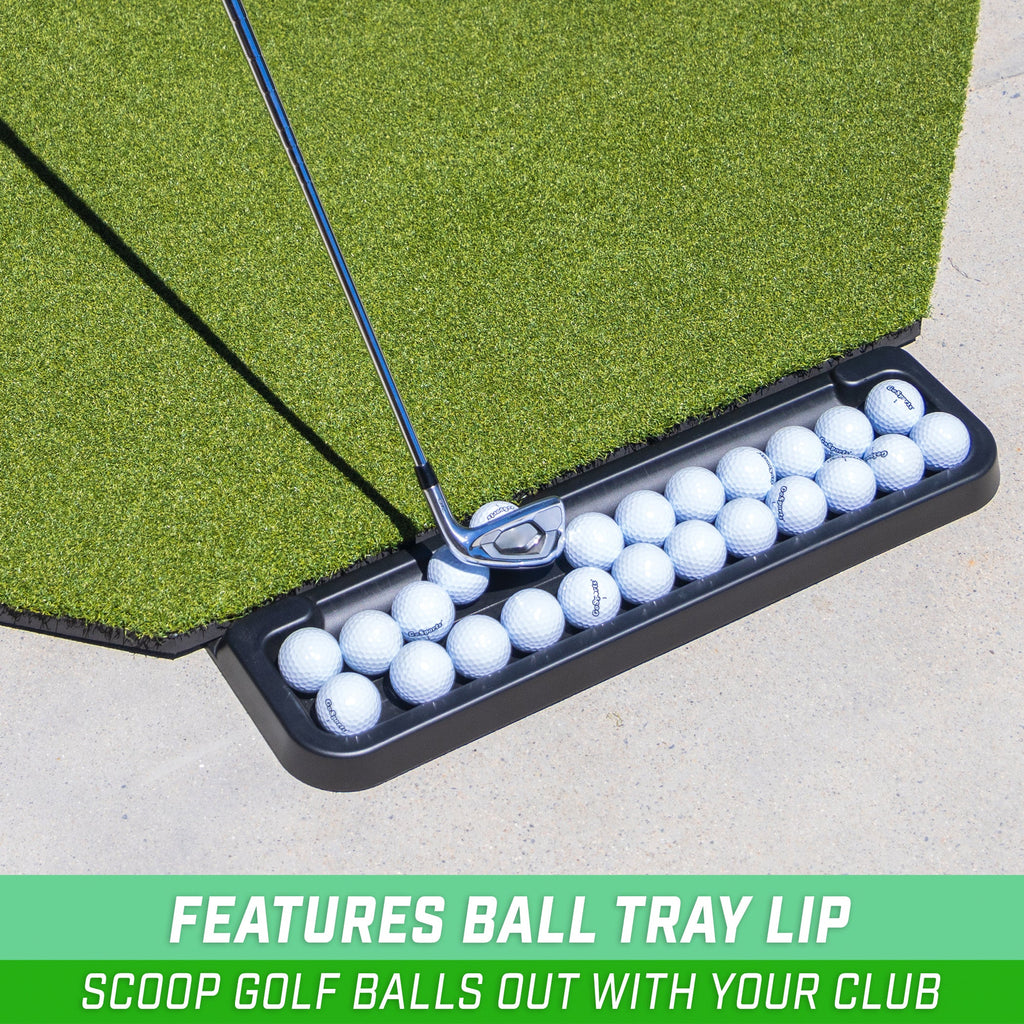 GoSports All-Weather Golf Ball Tray - 24 Ball Capacity - Black Golf Playgosports.com 