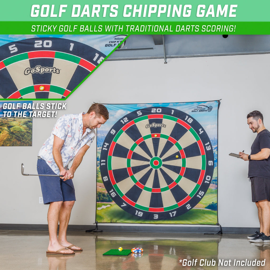 GoSports 6' Golf Darts Chipping Game with Chip N' Stick Golf Balls Playgosports.com 
