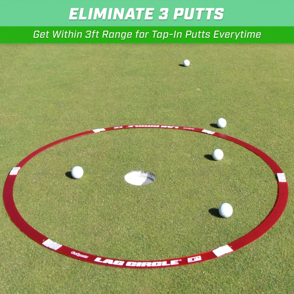 GoSports LAG CIRCLE Putting and Chipping Training Tool - Includes 6' and 3' Circles Golf playgosports.com 