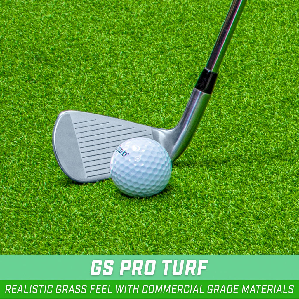 GoSports Golf Hitting Mat | PRO 5x4 Artificial Turf Mat for Indoor/Outdoor Practice | Includes 3 Rubber Tees Golf playgosports.com 