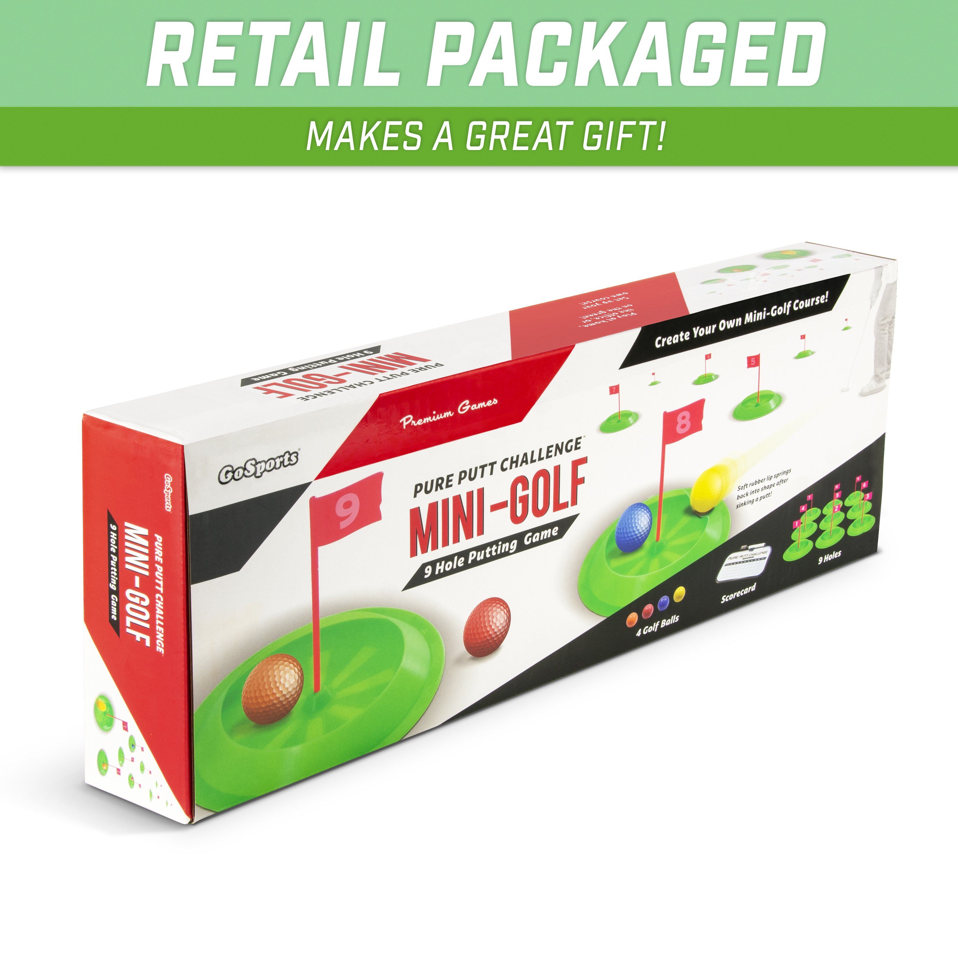 a box of golf balls with the text, real packaged