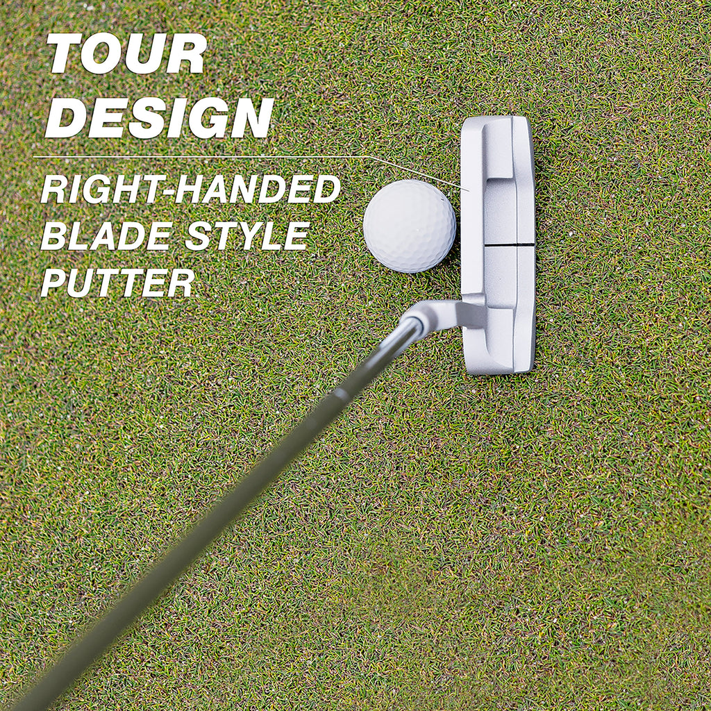 GoSports Classic Golf Putter - Tour Blade Design with Premium Grip and Milled Face - Right Handed 35" Golf playgosports.com 