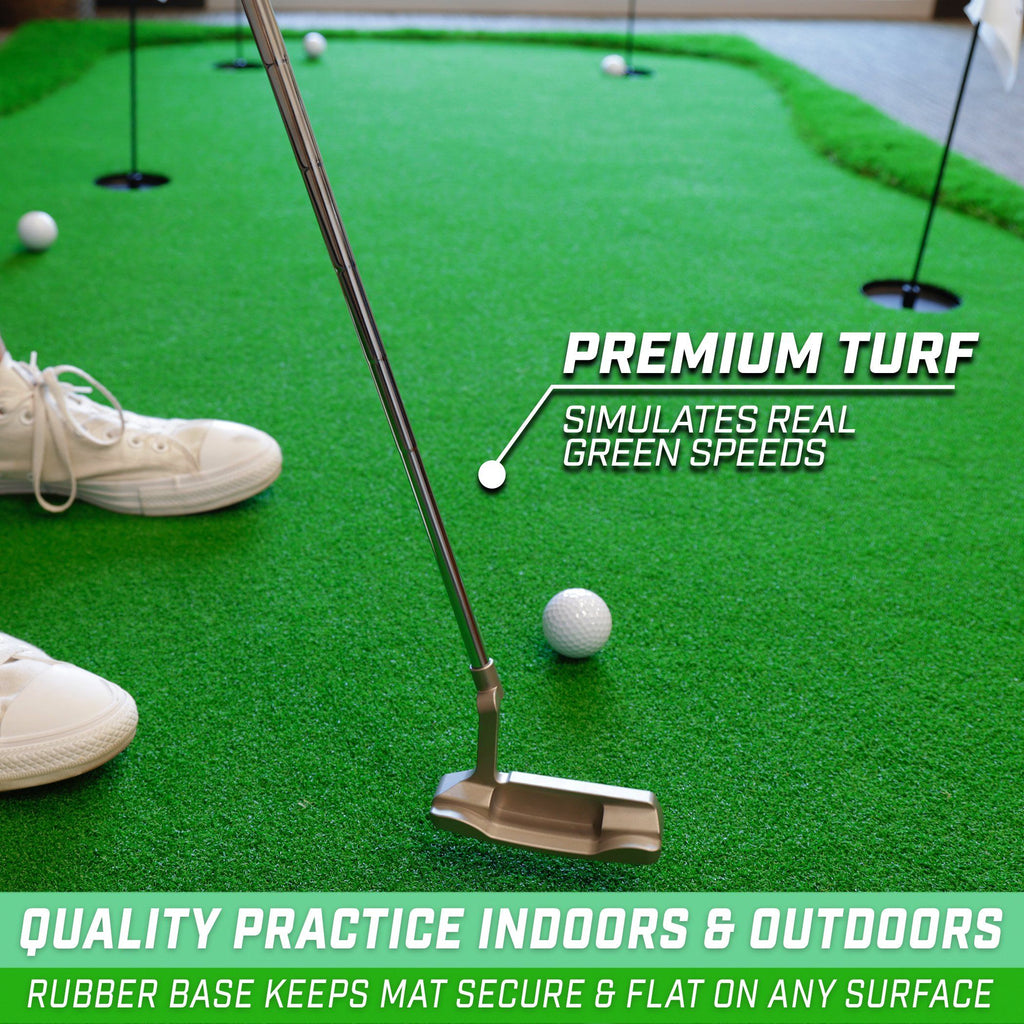 GoSports 10'x5' Golf Putting Green for Indoor & Outdoor Putting Practice Golf playgosports.com 