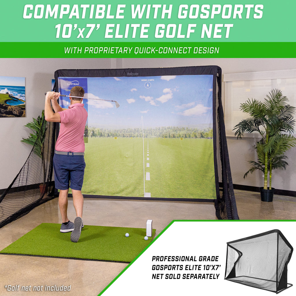 GoSports 10' Golf Simulator Impact Screen Playgosports.com 