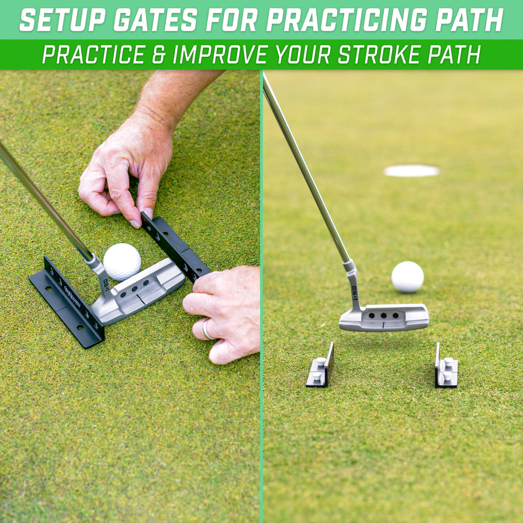 GoSports Golf Putting Alignment Stencil and Guide Set - Versatile Putting Aid for 10+ Drills Golf playgosports.com 