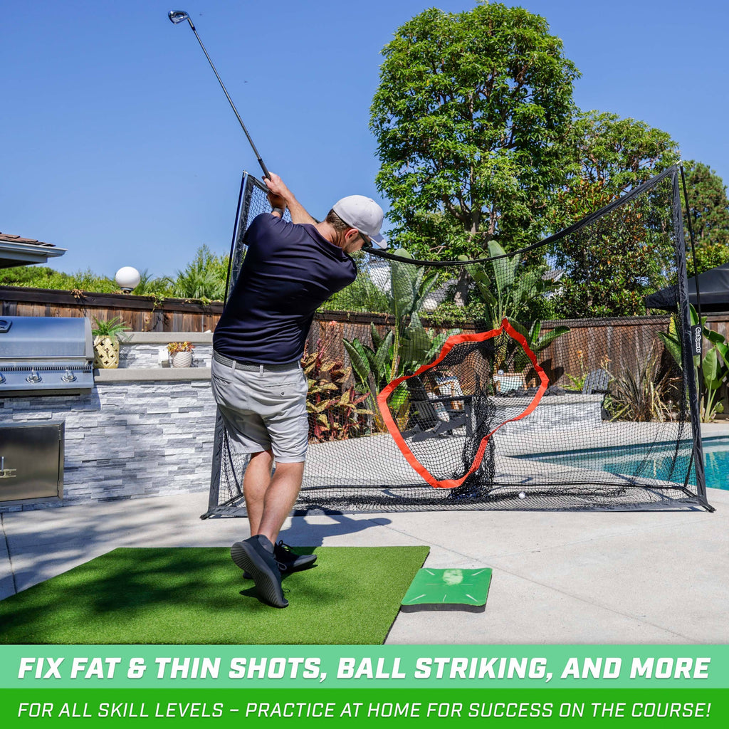 GoSports SWINGSPOT Golf Swing Impact Training Mat, Shows Club Path at Impact to Detect and Fix Slices, Hooks and More Golf playgosports.com 