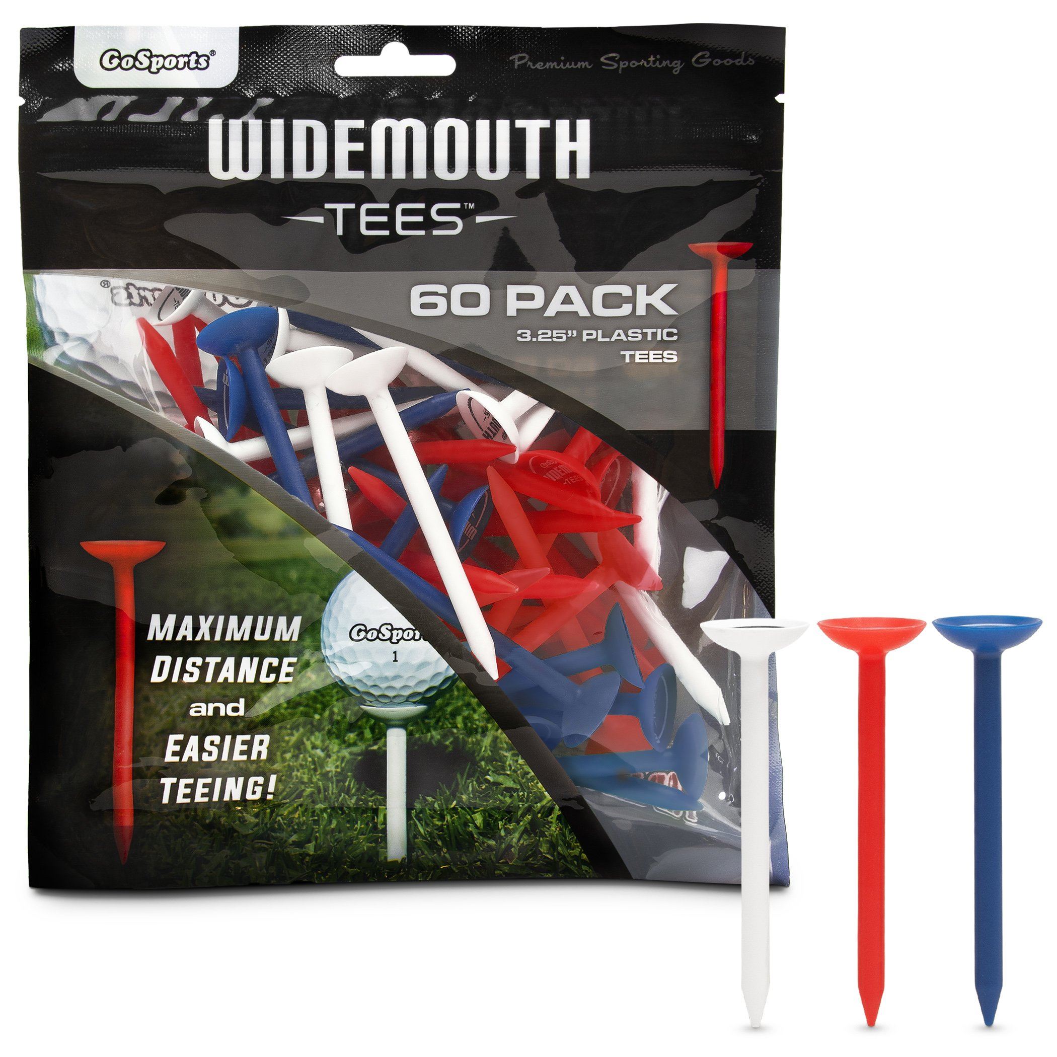 wegoh golf tees with a bag of golf tees