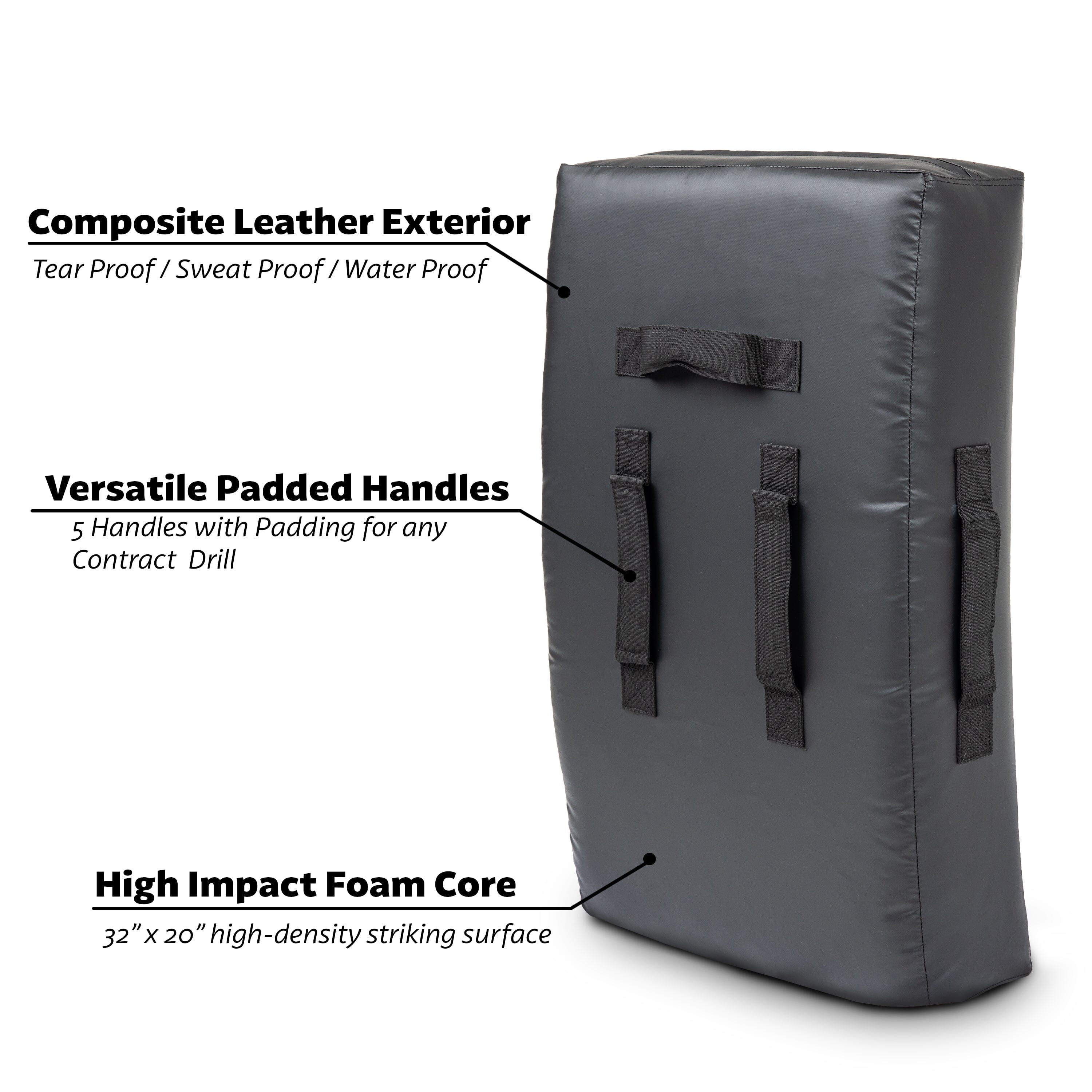 the back of a black backpack with the contents labelled