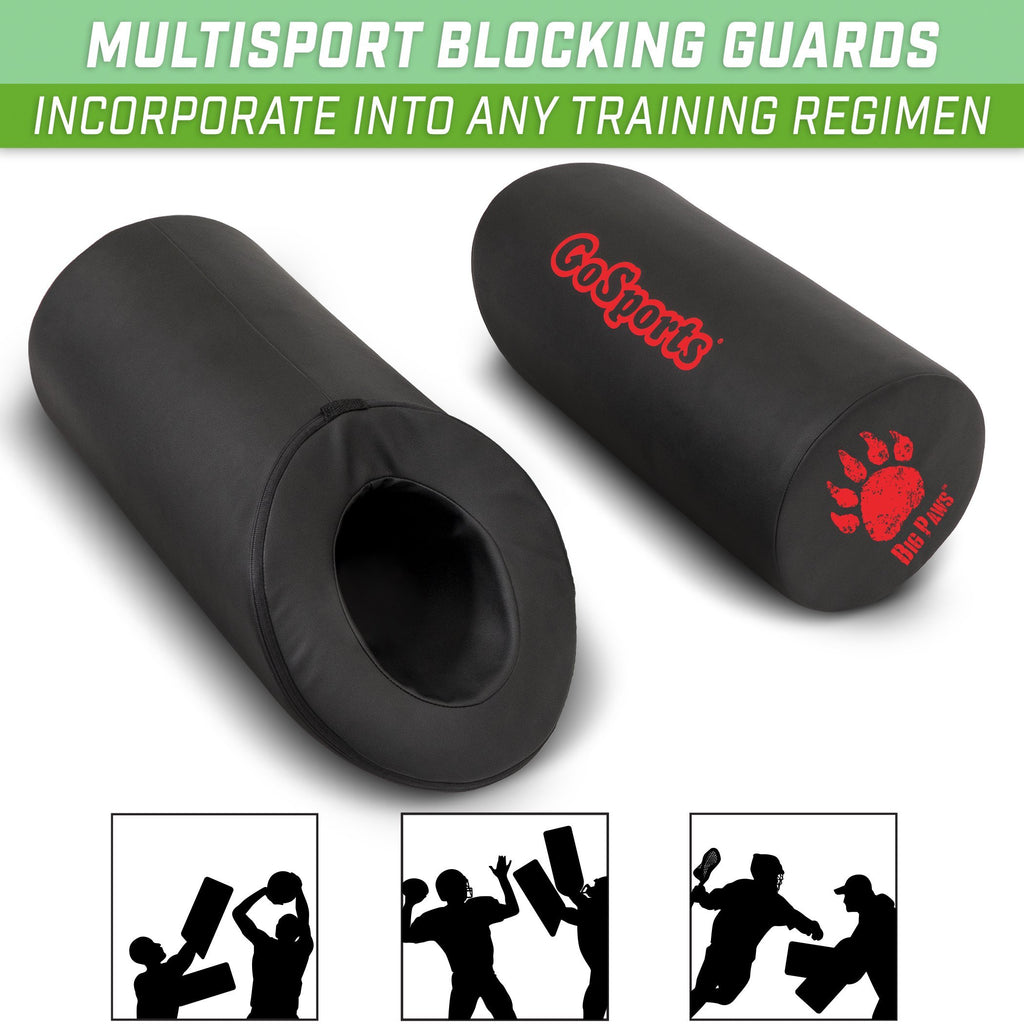 GoSports Big Paws Padded Arm Blocking Guards | 2 Pack | Basketball, Football, LAX, MMA Training Martial Arts playgosports.com 