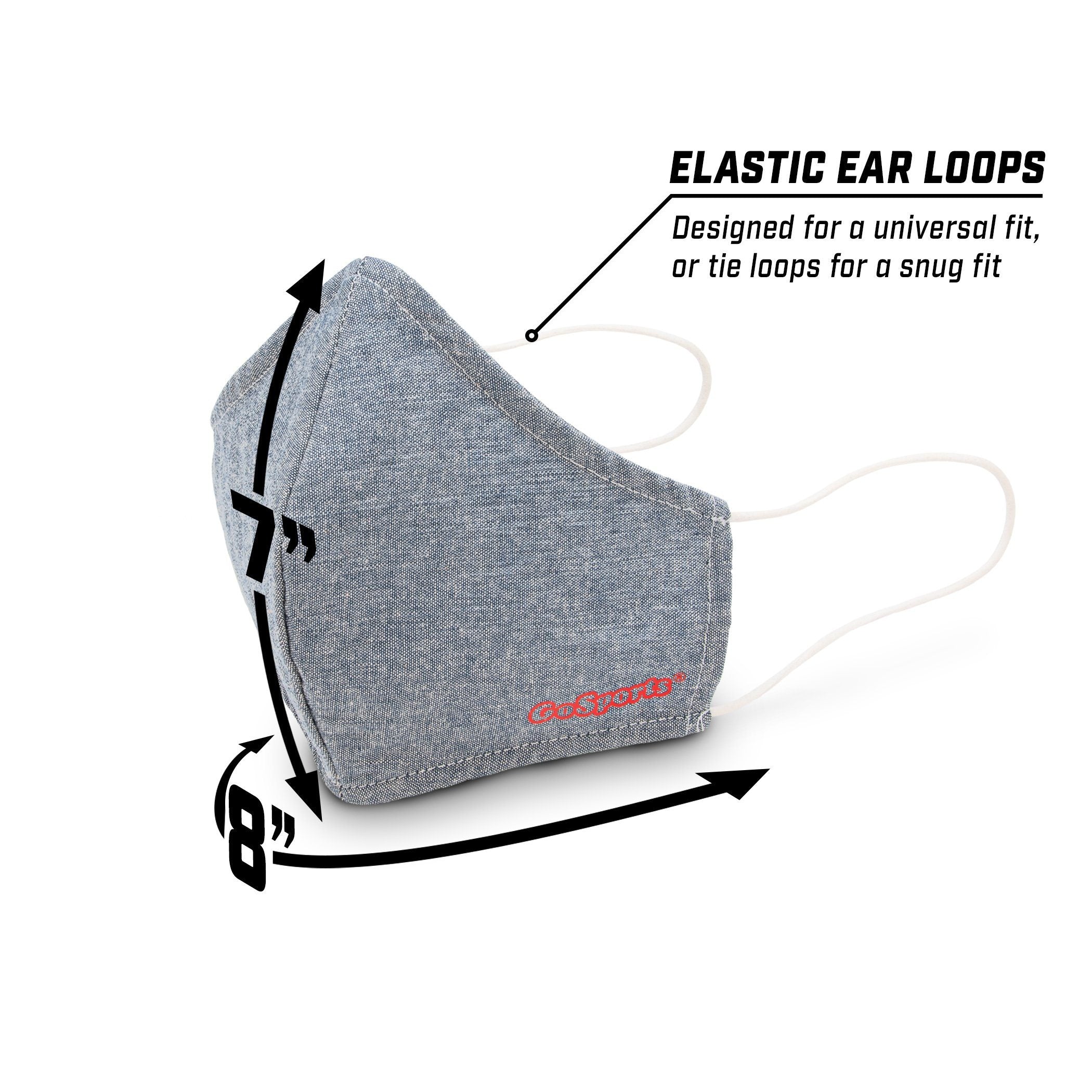 a face mask with elastic straps and elastic straps