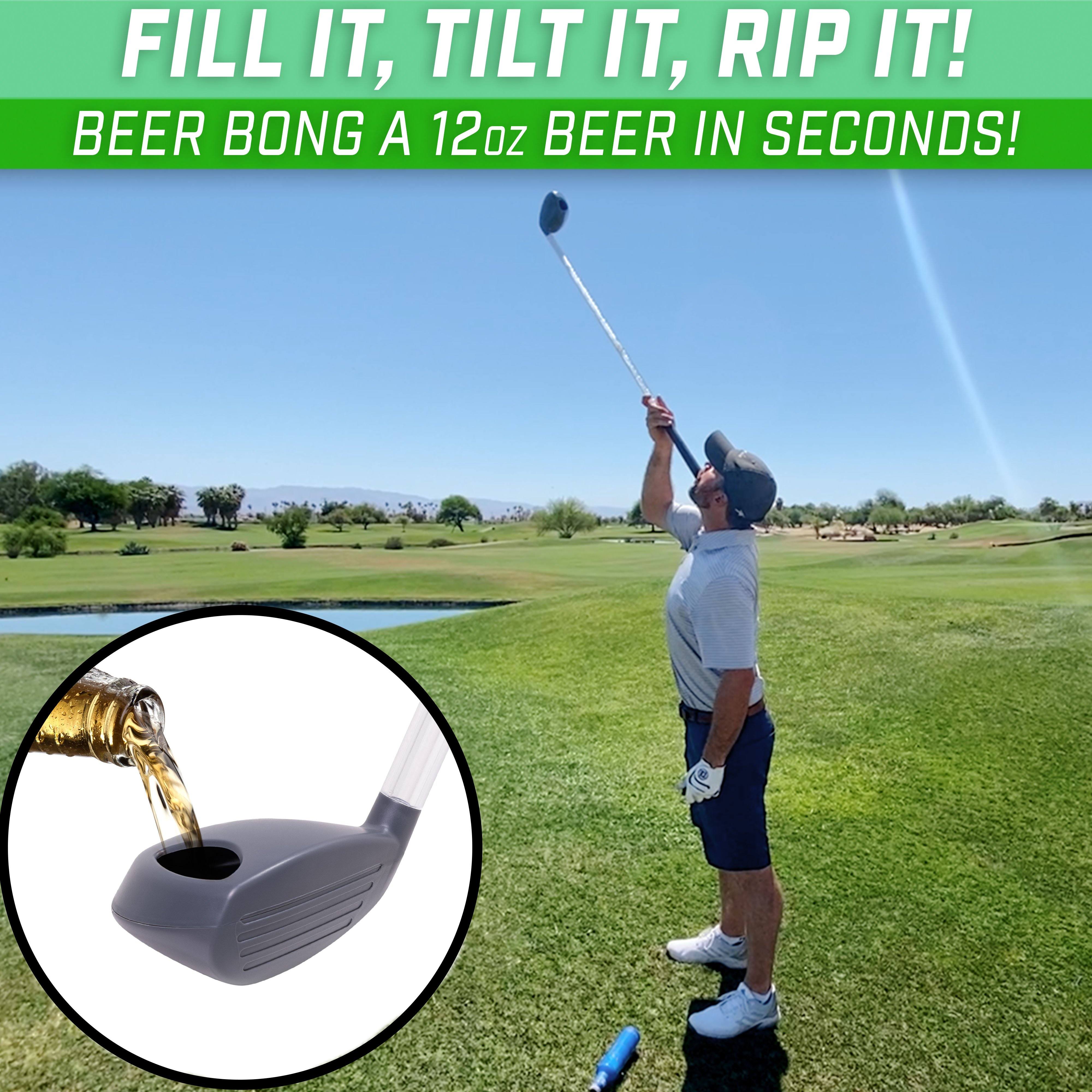 a man swinging a golf club club club