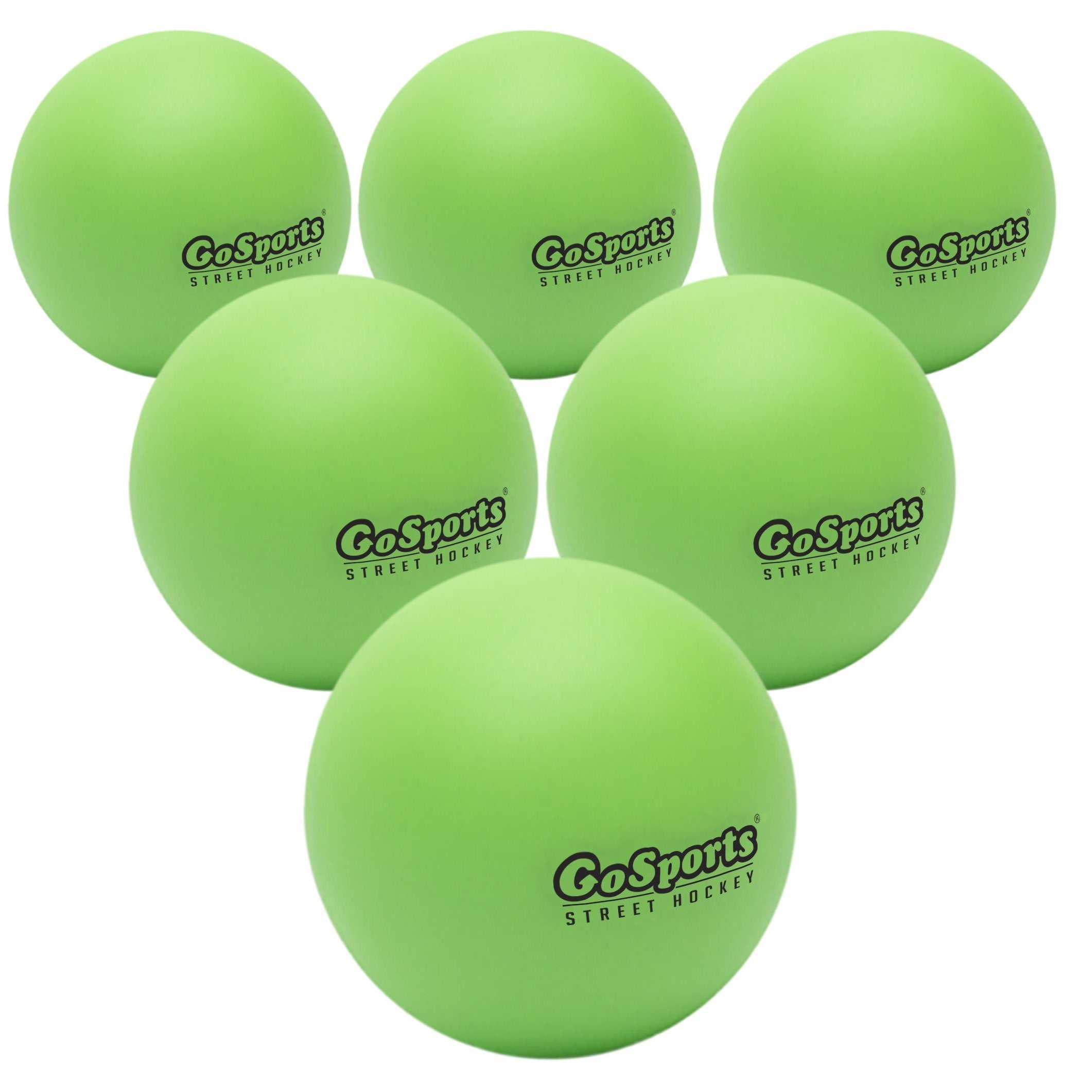 6 green foam ball set