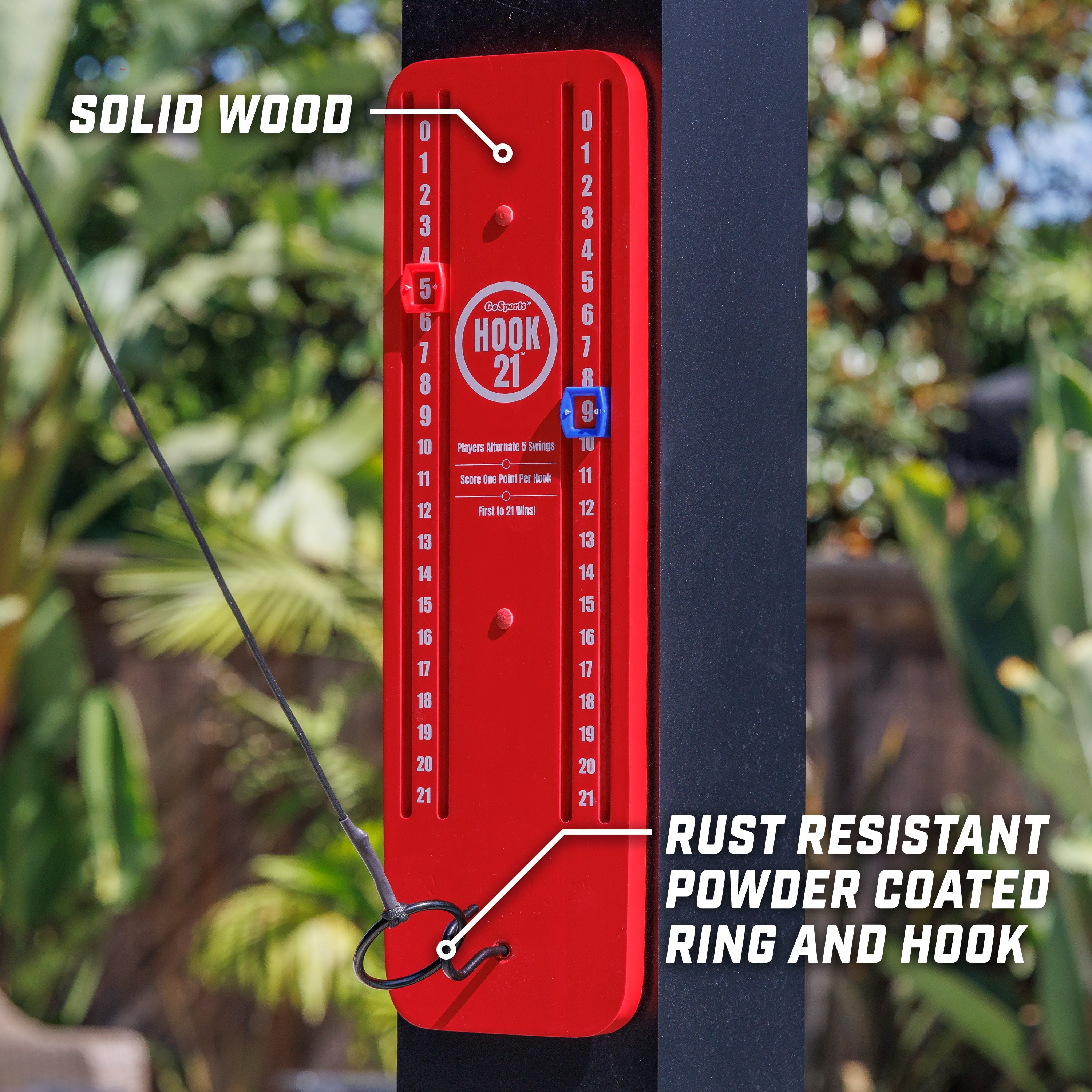 a red phone with a red button on it