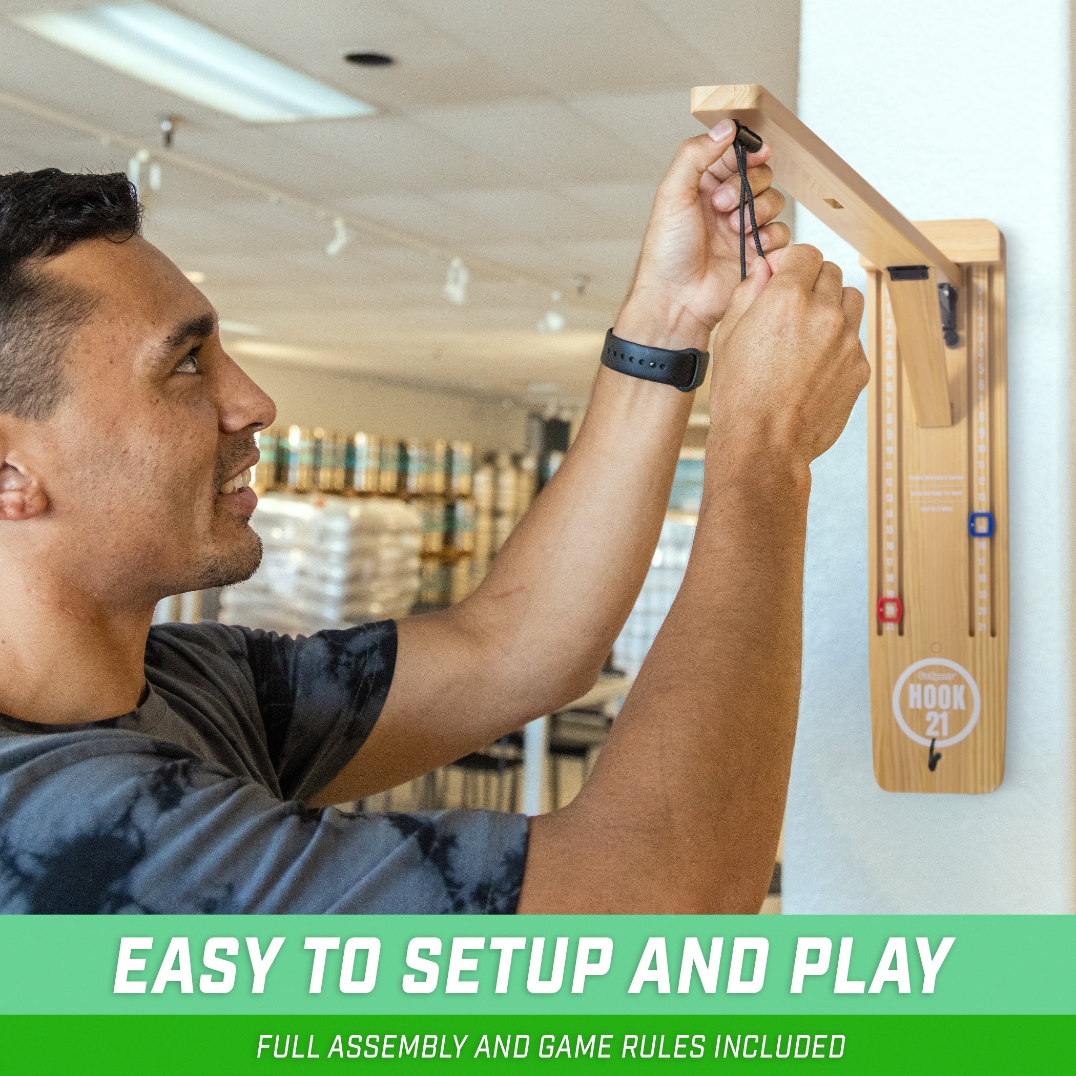 a man is fixing a wall mounted light switch