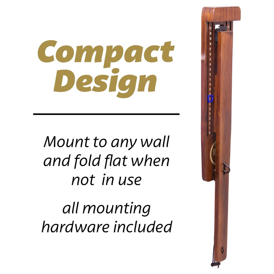 GoSports Hook 21 Wall Mount Ring Swing Game, Play Indoors Or