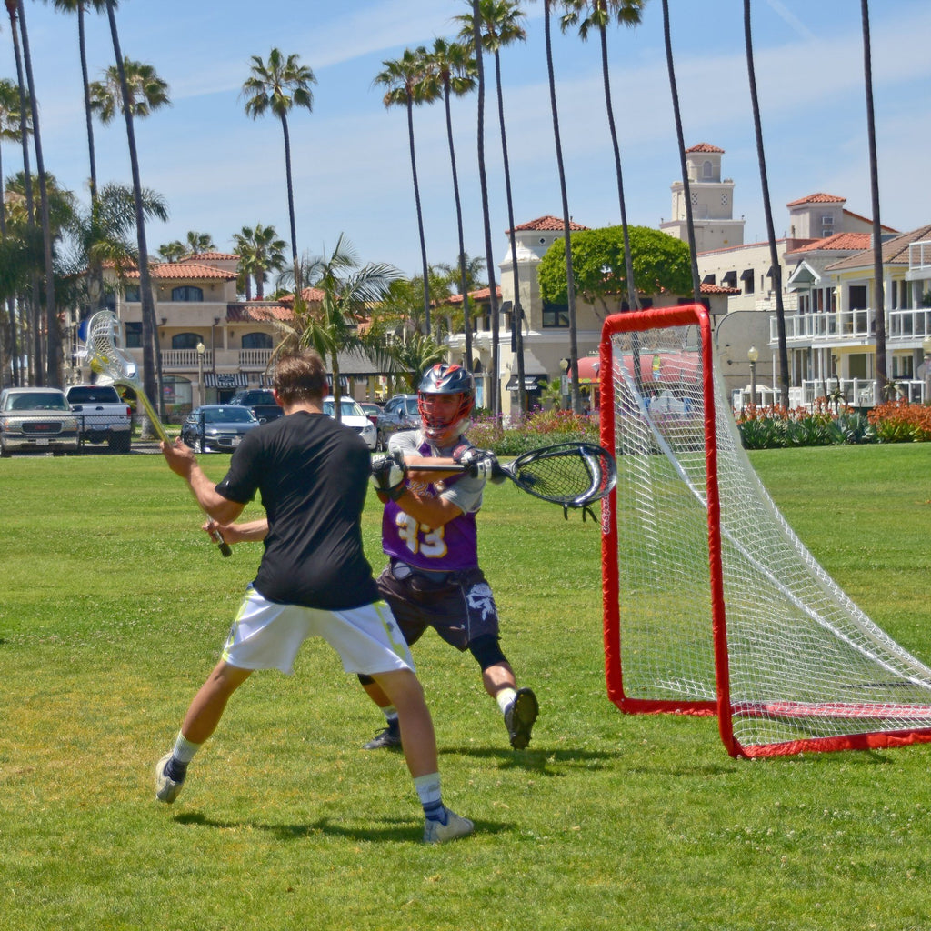 GoSports Regulation Lacrosse Net with Steel Frame | Only Truly Portable Lacrosse Goal for Kids and Adults| Backyard Setup and Takedown in Minutes Lacrosse playgosports.com 
