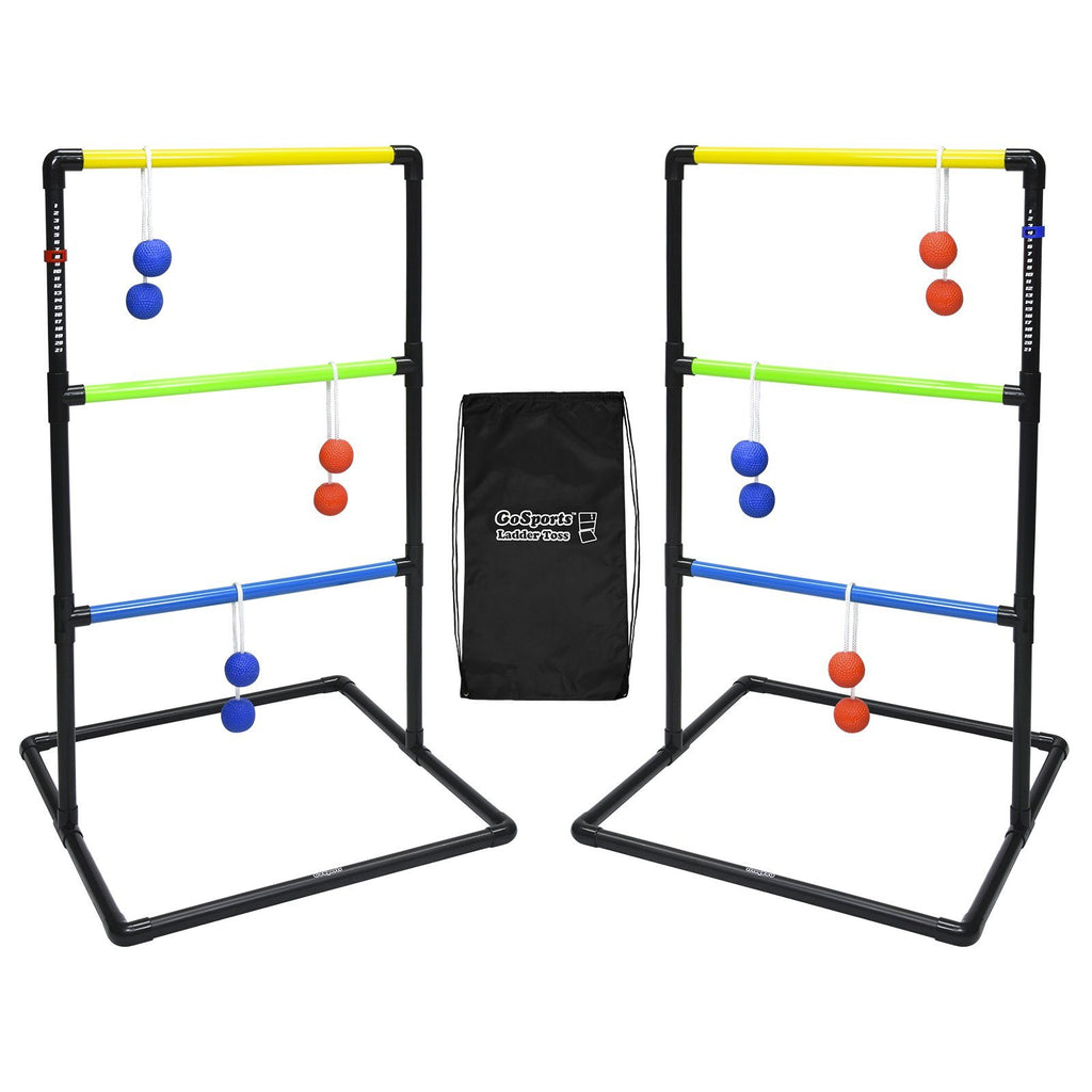 GoSports Indoor / Outdoor Ladder Toss Game Set with 6 Rubber Bolos, Carrying Case and Score Trackers Ladder Toss playgosports.com 