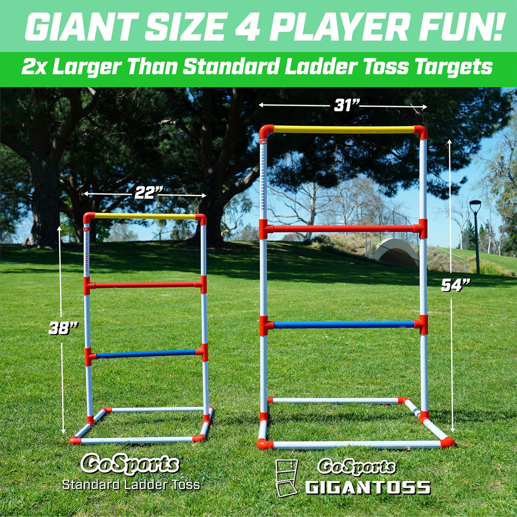 GoSports Gigantoss Ladder Toss Set | Giant Size is 2x Larger than Standard Sets Ladder Toss playgosports.com 