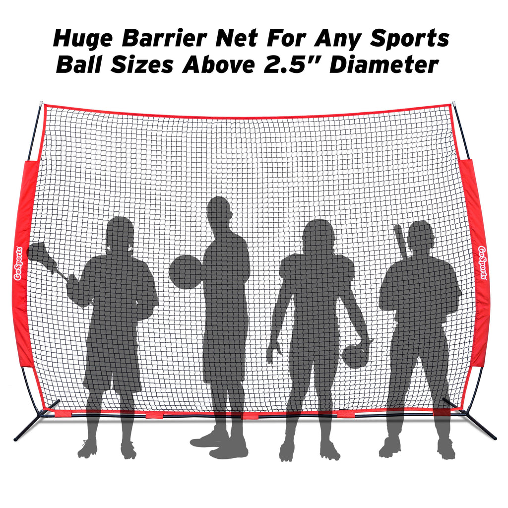 GoSports Portable 12' x 9' Sports Barrier Net - Great for Any Sport - Includes Carry Bag Sports Nets playgosports.com 
