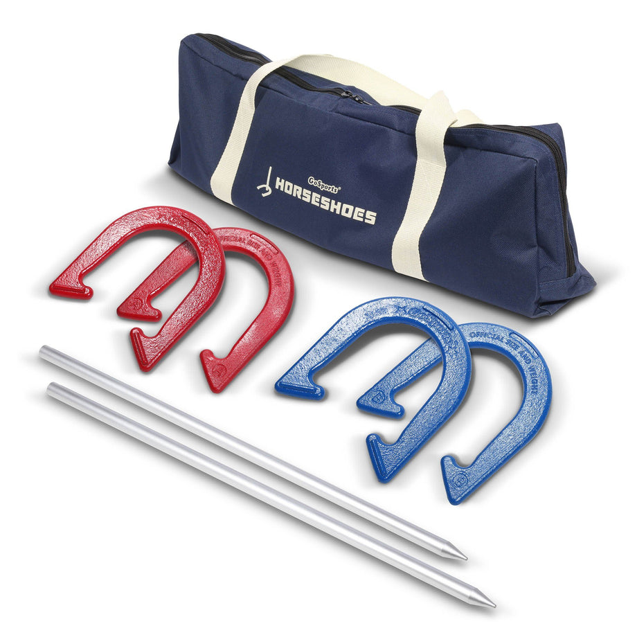 Horseshoes Outside Game Set - Universal Size Lawn Horseshoe Outdoor