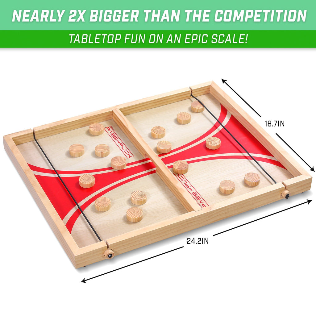 GoSports Pass The Puck Game Set | Rapid-Shot Tabletop Board Game - Fun for Kids & Adults Derby Dash playgosports.com 