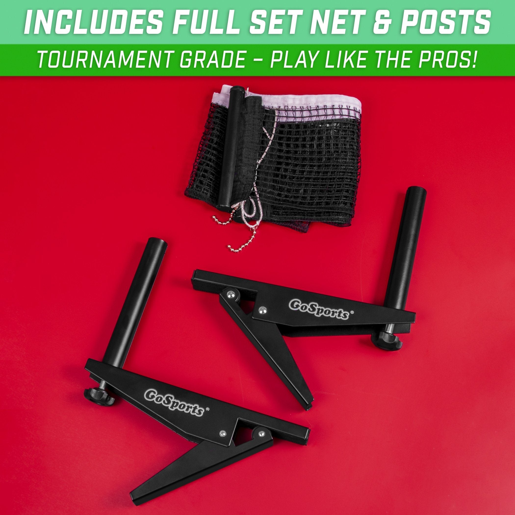 a pair of black and white golf clubs with the text, includes full set of golf clubs