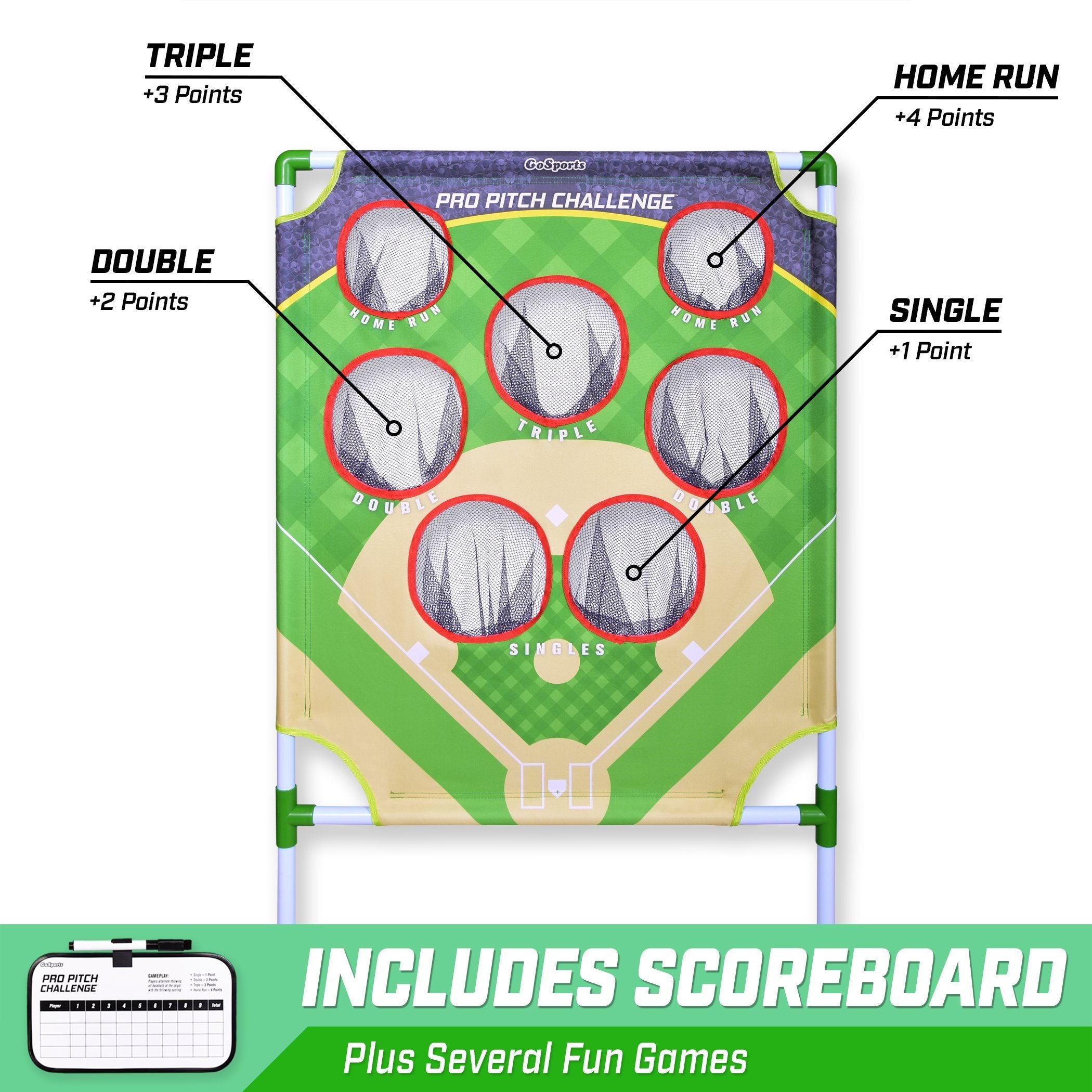 the baseball field game with instructions
