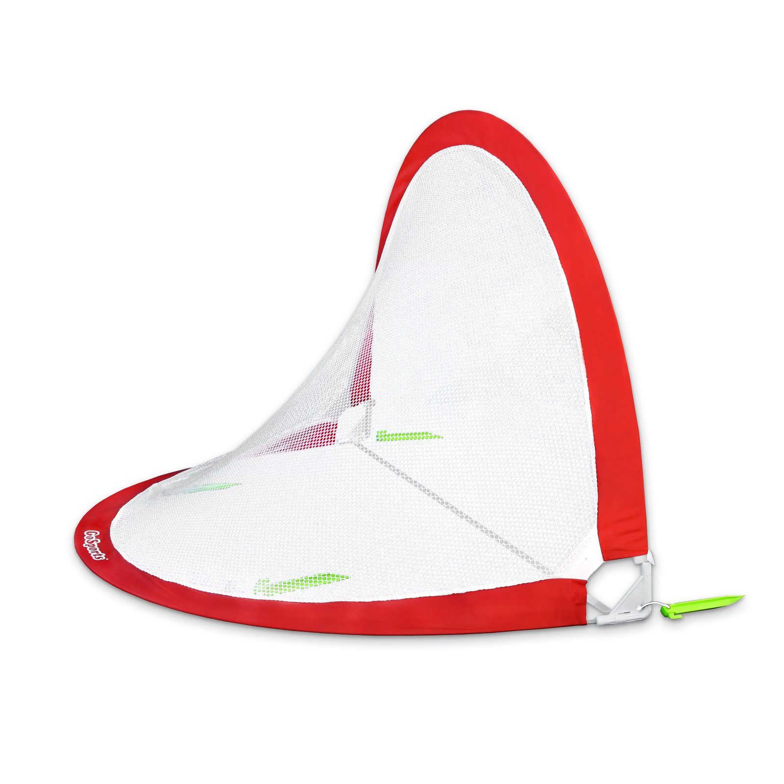 the red and white mesh seat cover is shown