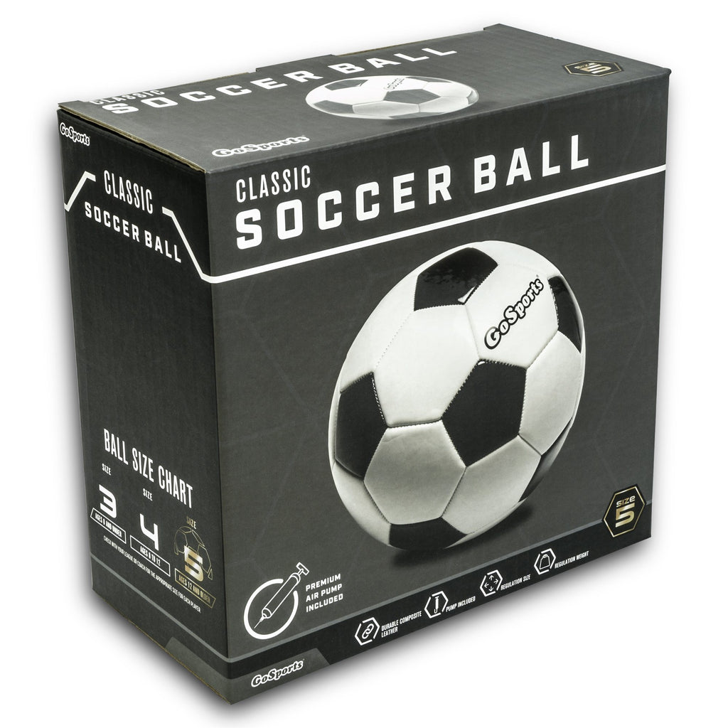 GoSports Classic Soccer Ball - Size 5 - with Premium Pump Soccer Ball playgosports.com 