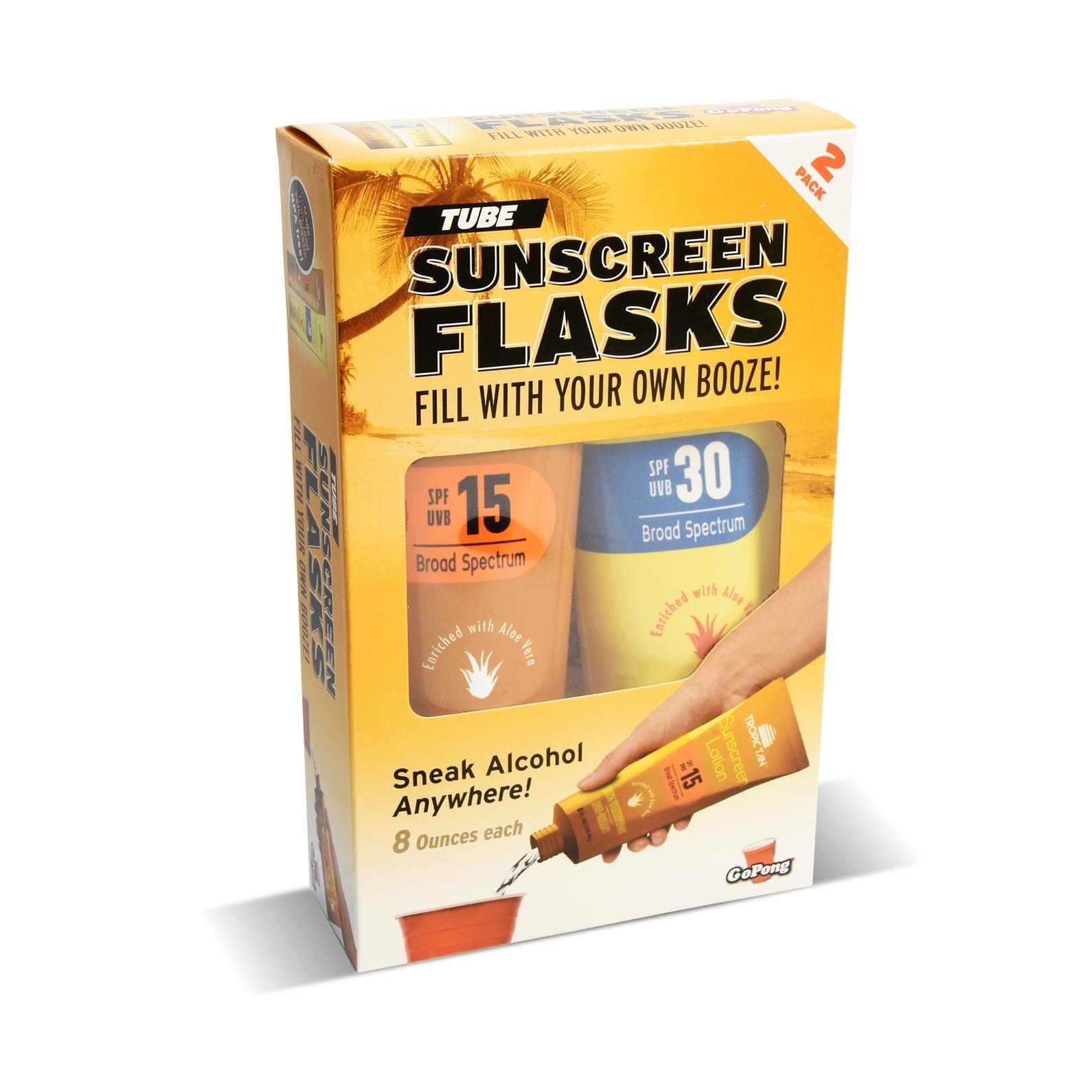 the sunscreene flasks with your own