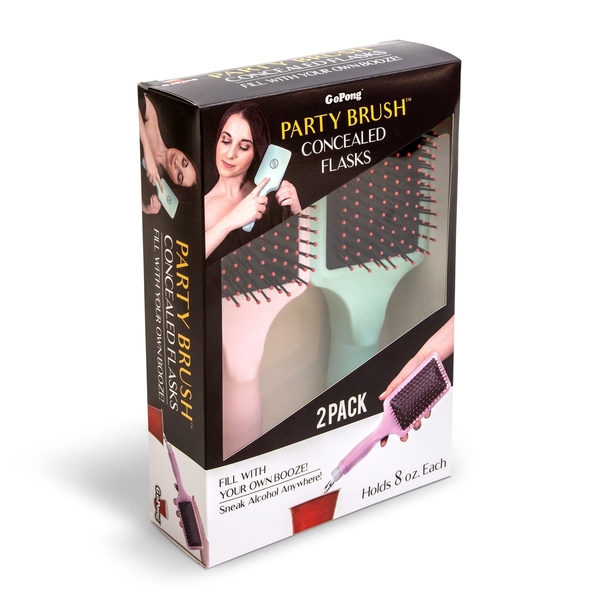 the party brush kit is in a box