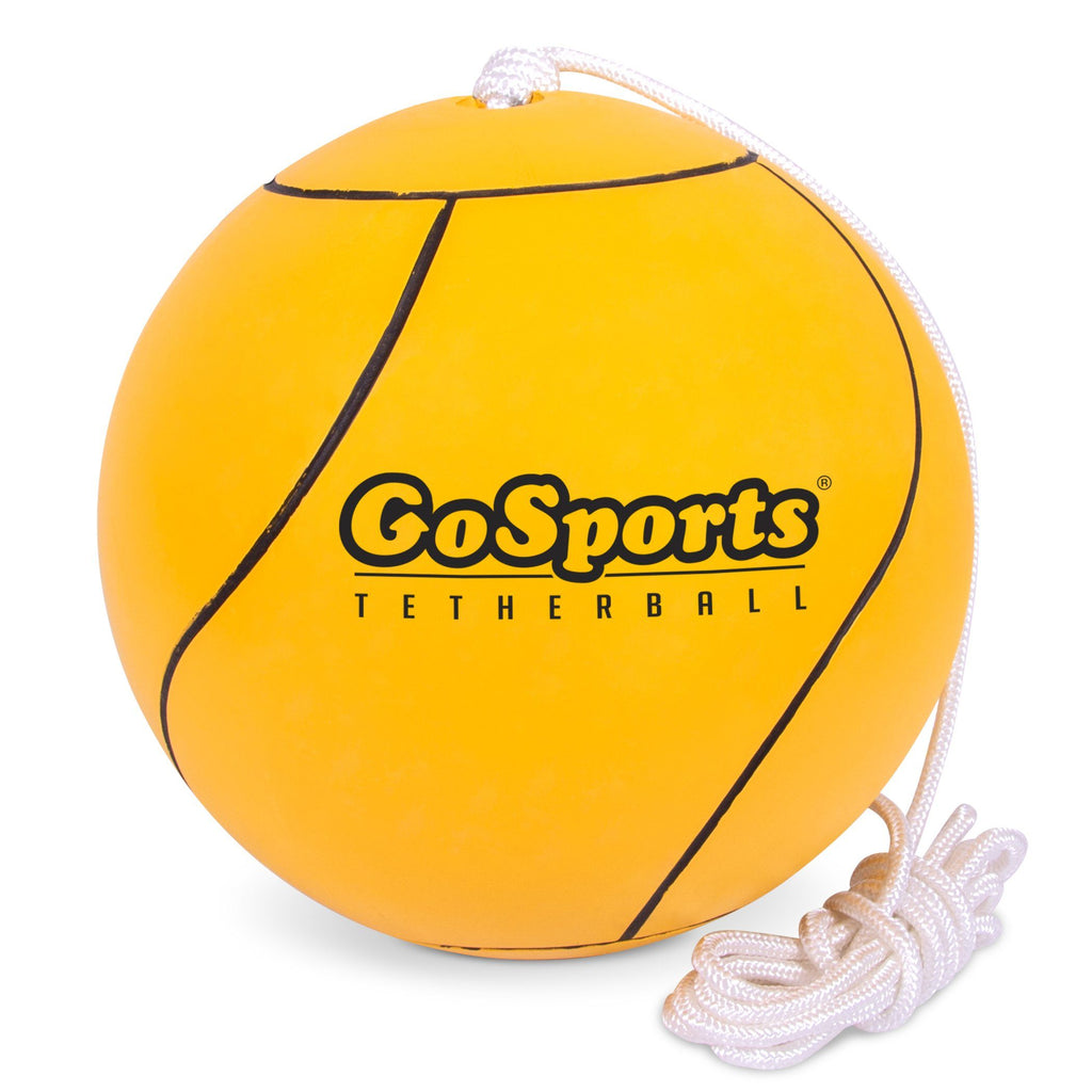GoSports Tetherball and Rope Set, Full Size Backyard Outdoor Tetherball - Universally Compatible Tetherball Replacement Playground Ball playgosports.com 