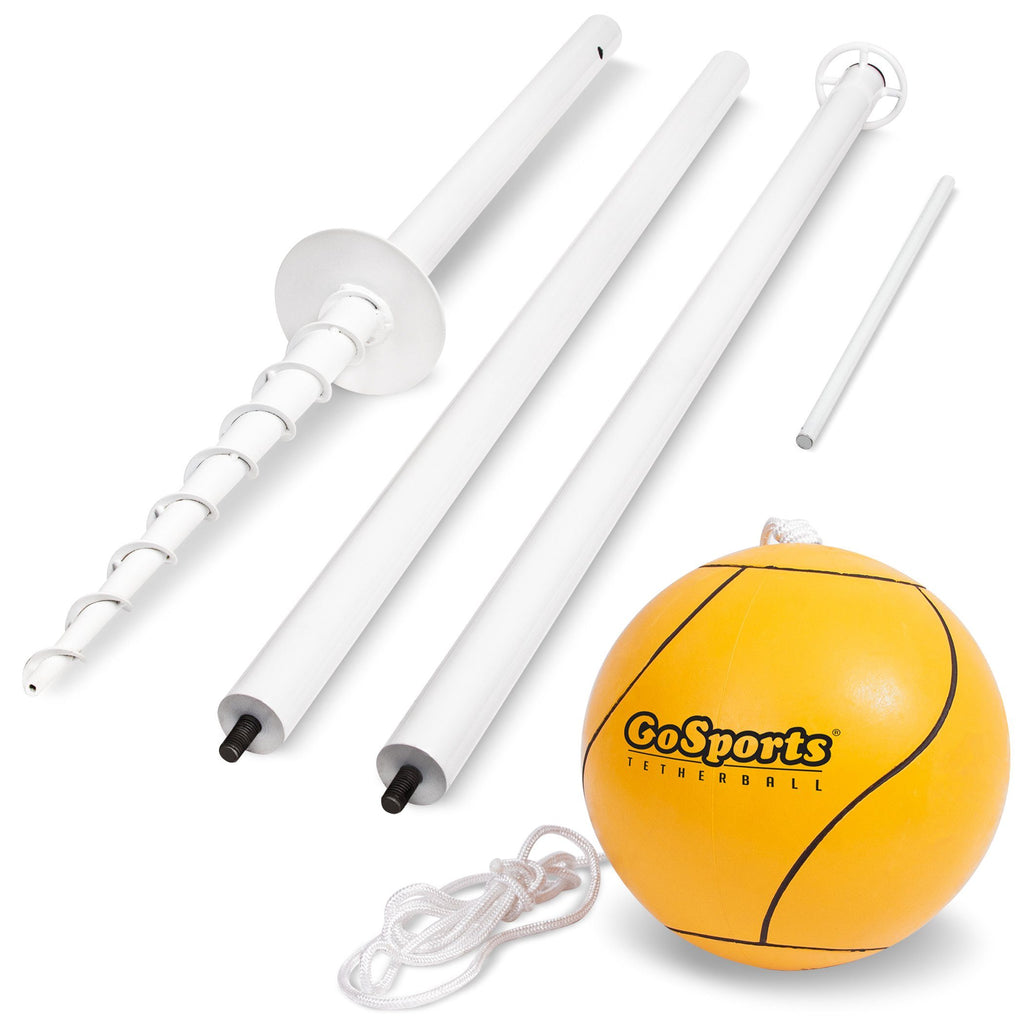 GoSports Tetherball Game Set, Complete Tetherball Setup with Ball, Rope and Pole - Great for Backyard Fun playgosports.com 