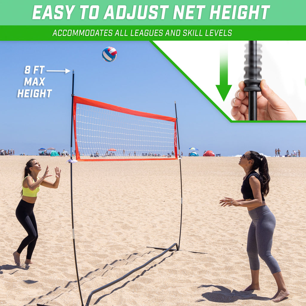 GoSports 12 ft Freestanding Volleyball Training Net Playgosports.com 